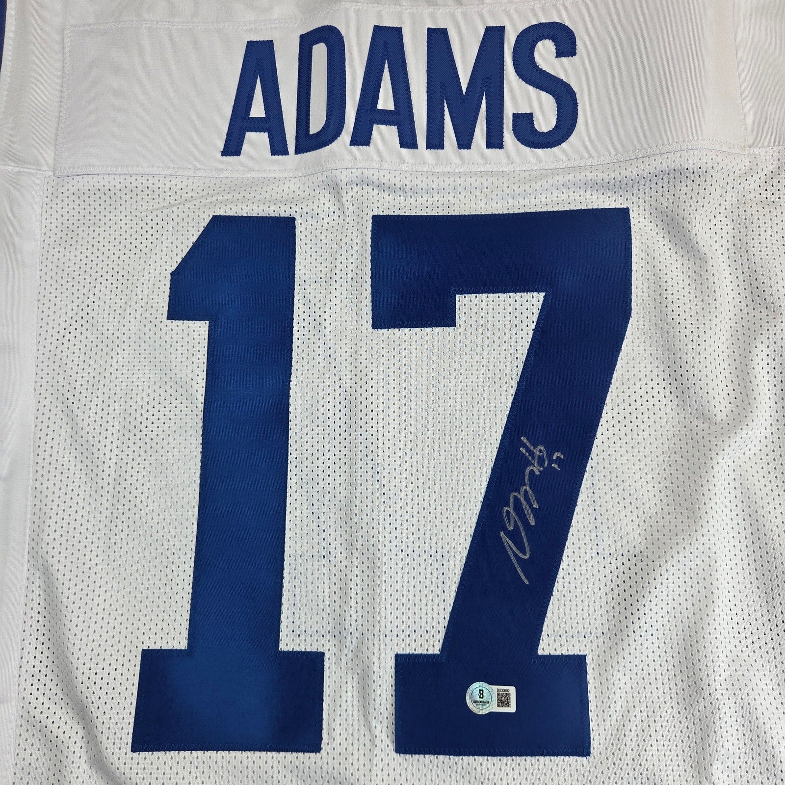 Davante Adams Signed Los Angeles Rams Custom Jersey Beckett BAS Autograph