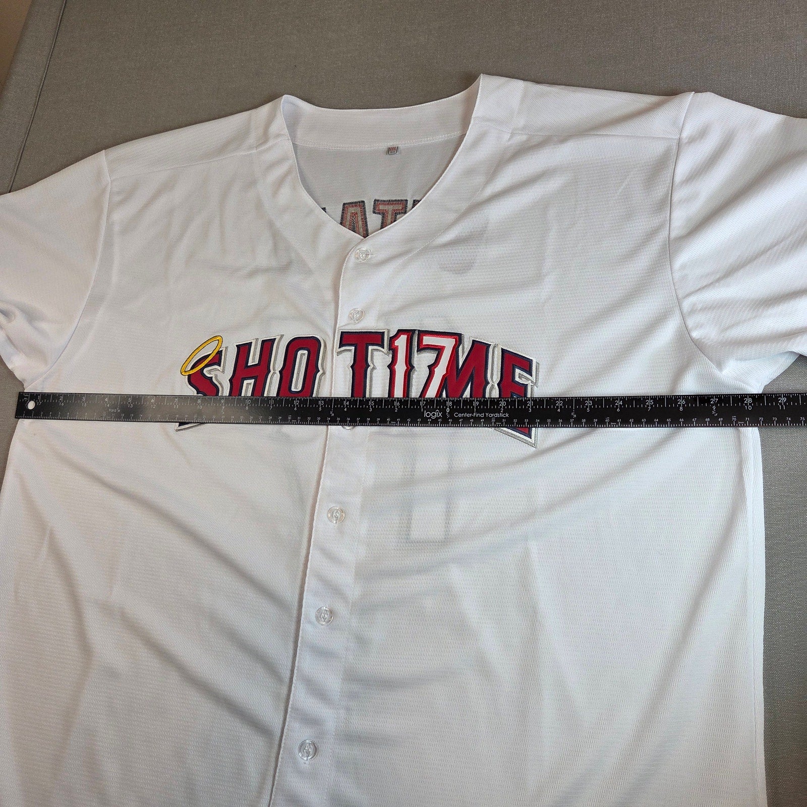 Shohei Ohtani XXXL Custom Fan Jersey Sho Time 17 White Baseball Shirt