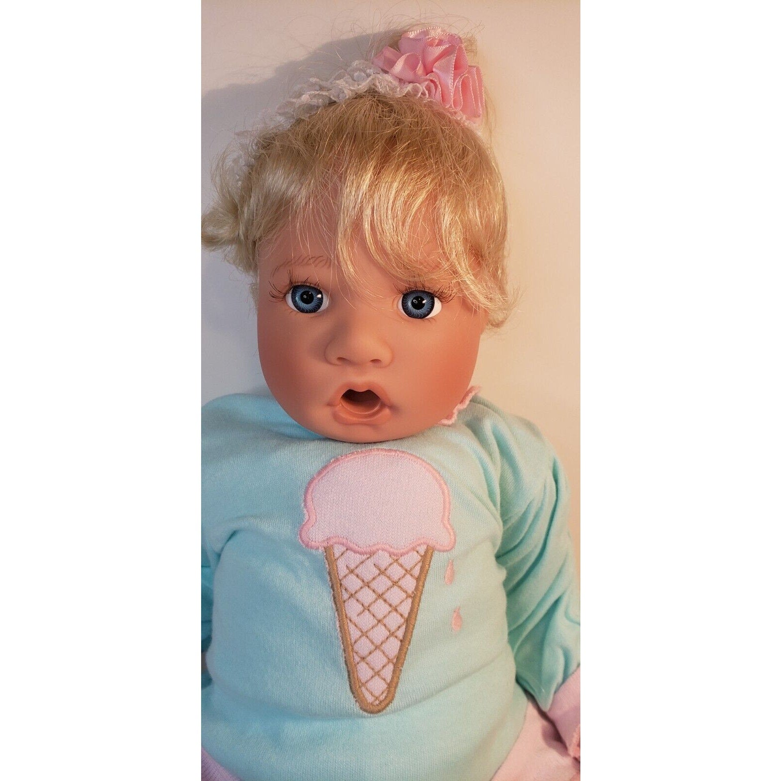 Lee Middleton First Born Awake Girl Doll #939/2000 Soft & Sweet COA 1997 18" NIB