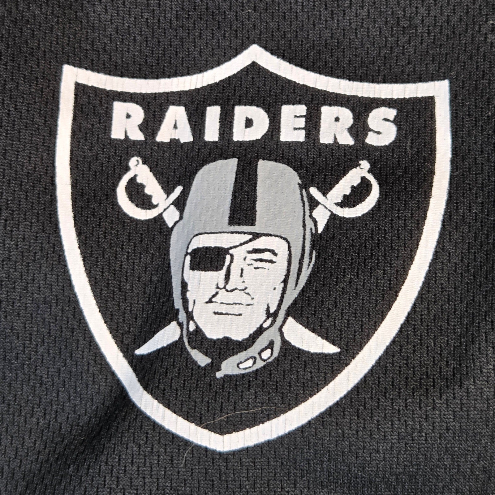 Las Vegas Raiders NFL Team Apparel Baseball Style Jersey Size Large