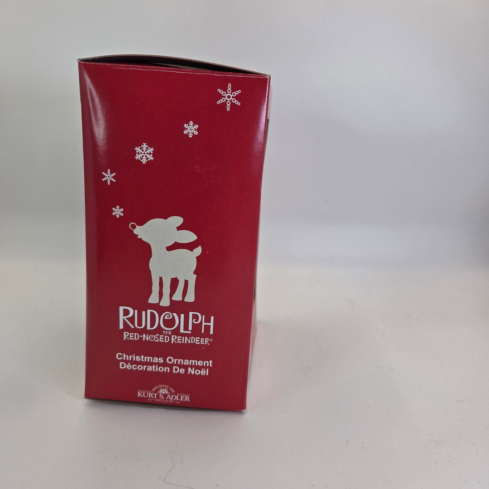 Kurt Adler Rudolph the Red-Nosed Reindeer Ornament in Box Christmas