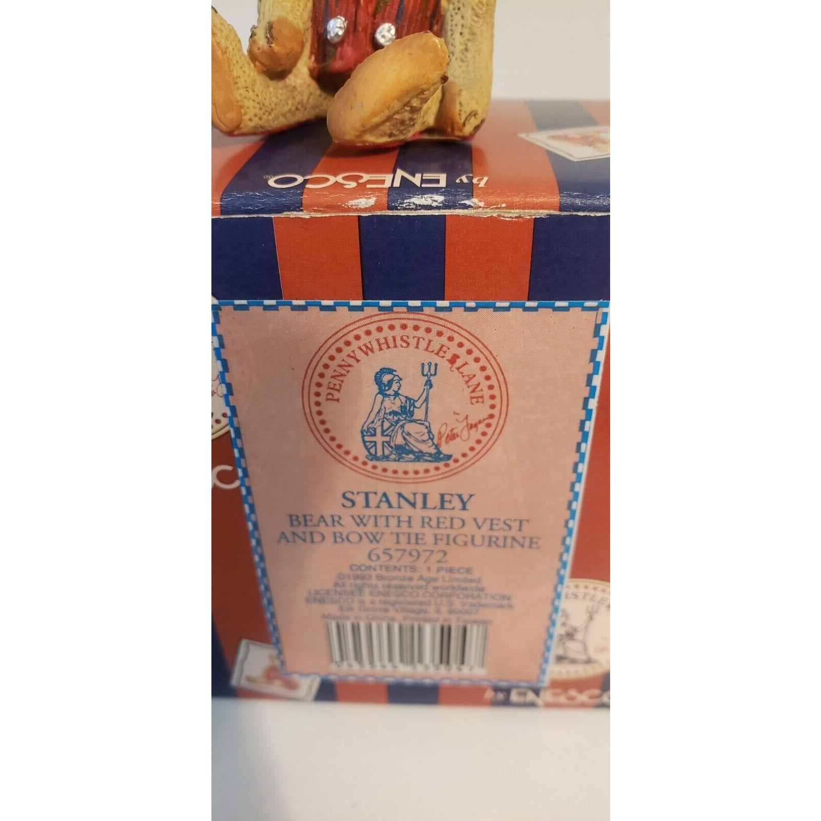 Enesco Pennywhistle Lane Lot of 3 - Stanley Bear, Jangles the Jester, Sam Monkey