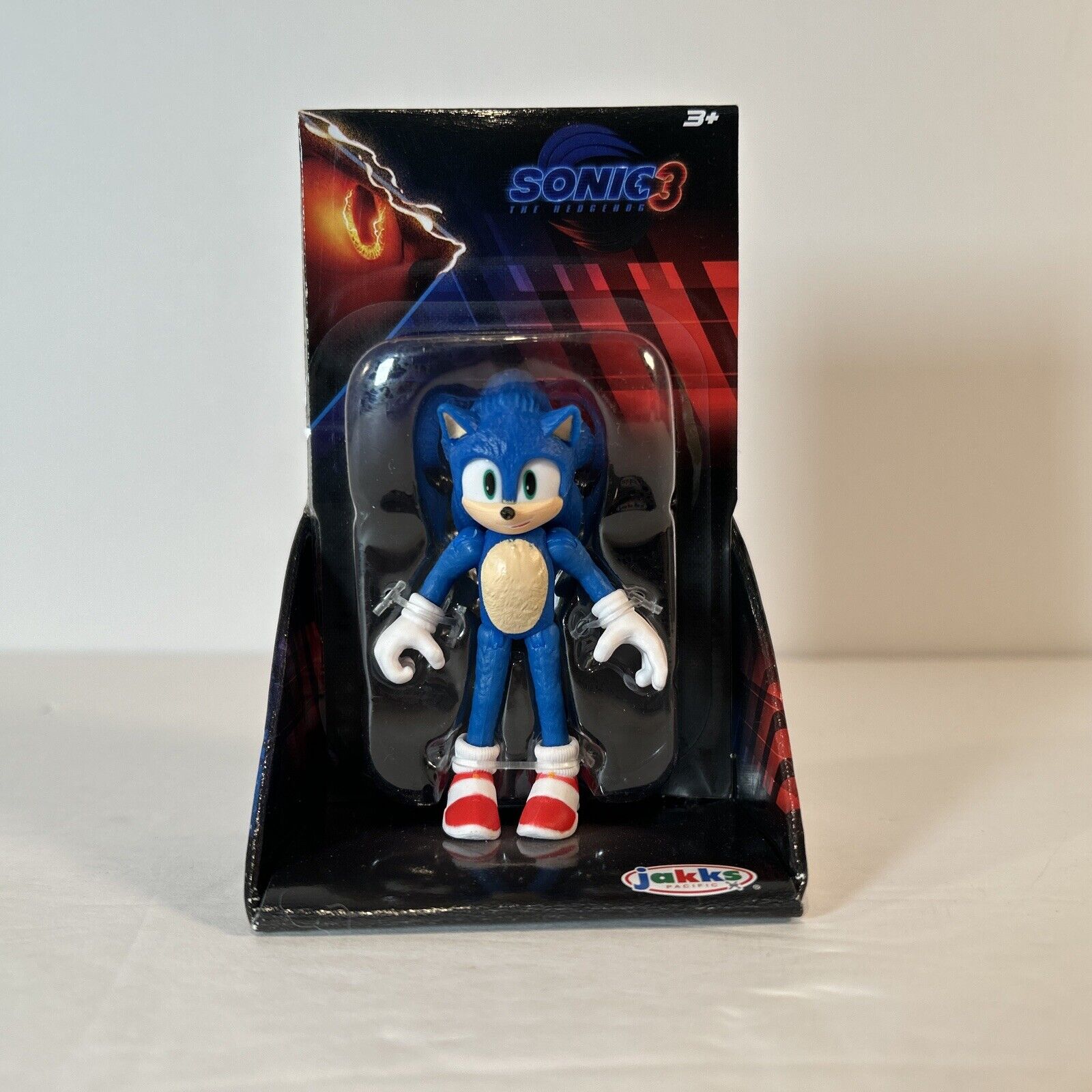 Sonic the Hedgehog 3 Action Figure Lot – Sonic, Tails, Shadow + Mini Sonic JAKKS