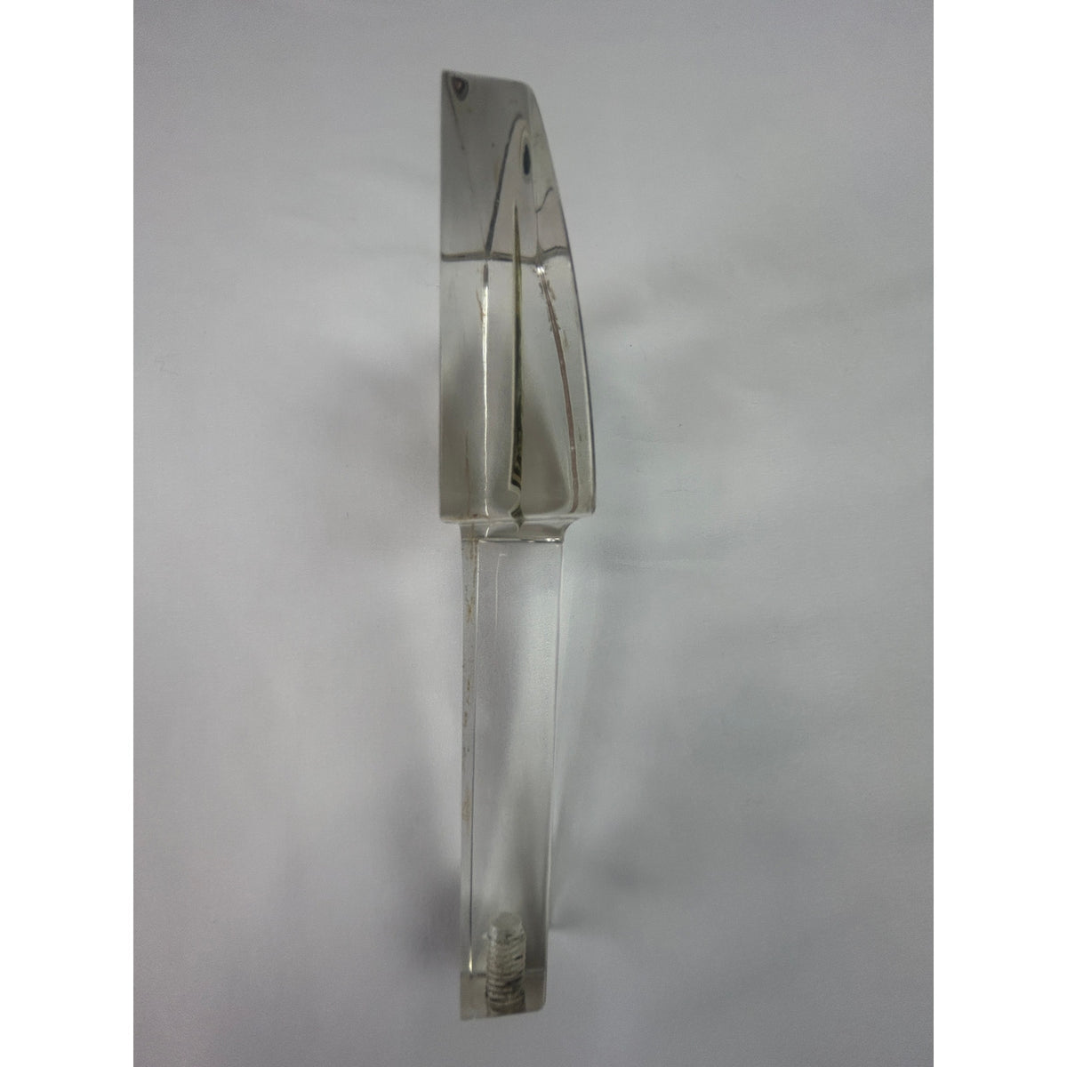 Pig's Eye Pilsner Vintage Beer Tap Handle Clear Acrylic Pirate Bar Breweriana