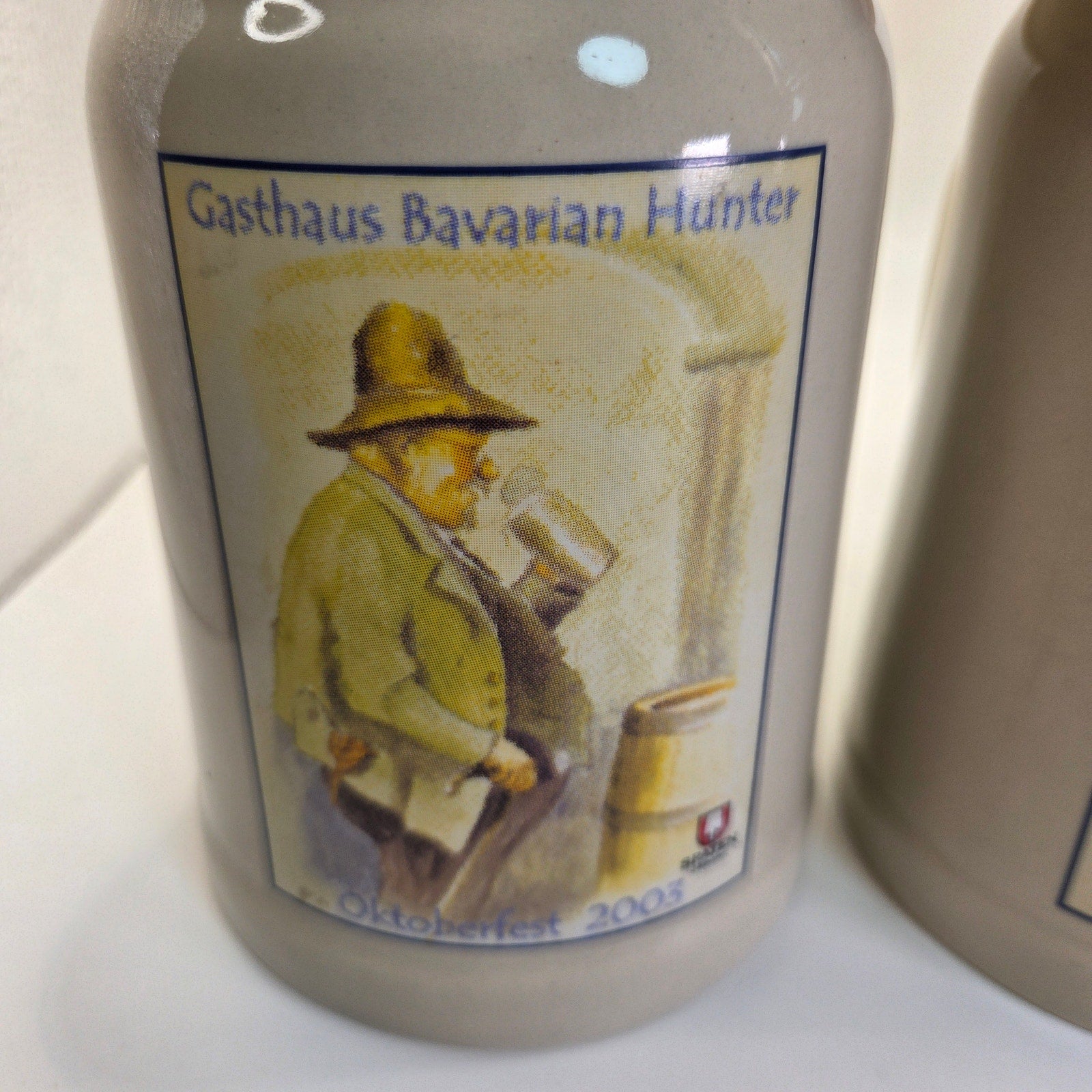 Spaten München Beer Steins Lot of 5 Gasthaus Bavarian Hunter 0.5 L 2003-07