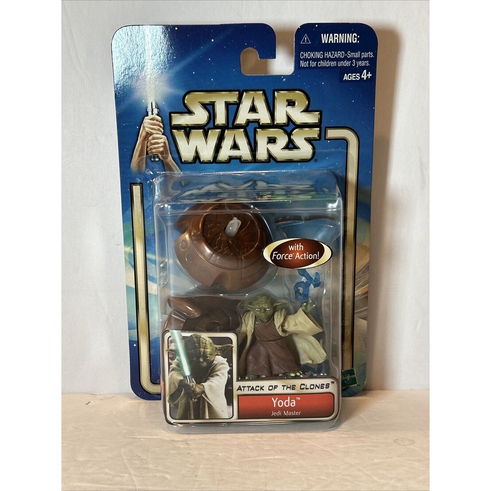 Star Wars 2002 Attack Of The Clones Lot of 3 Mace Windu, Obi Wan Kenobi, Yoda