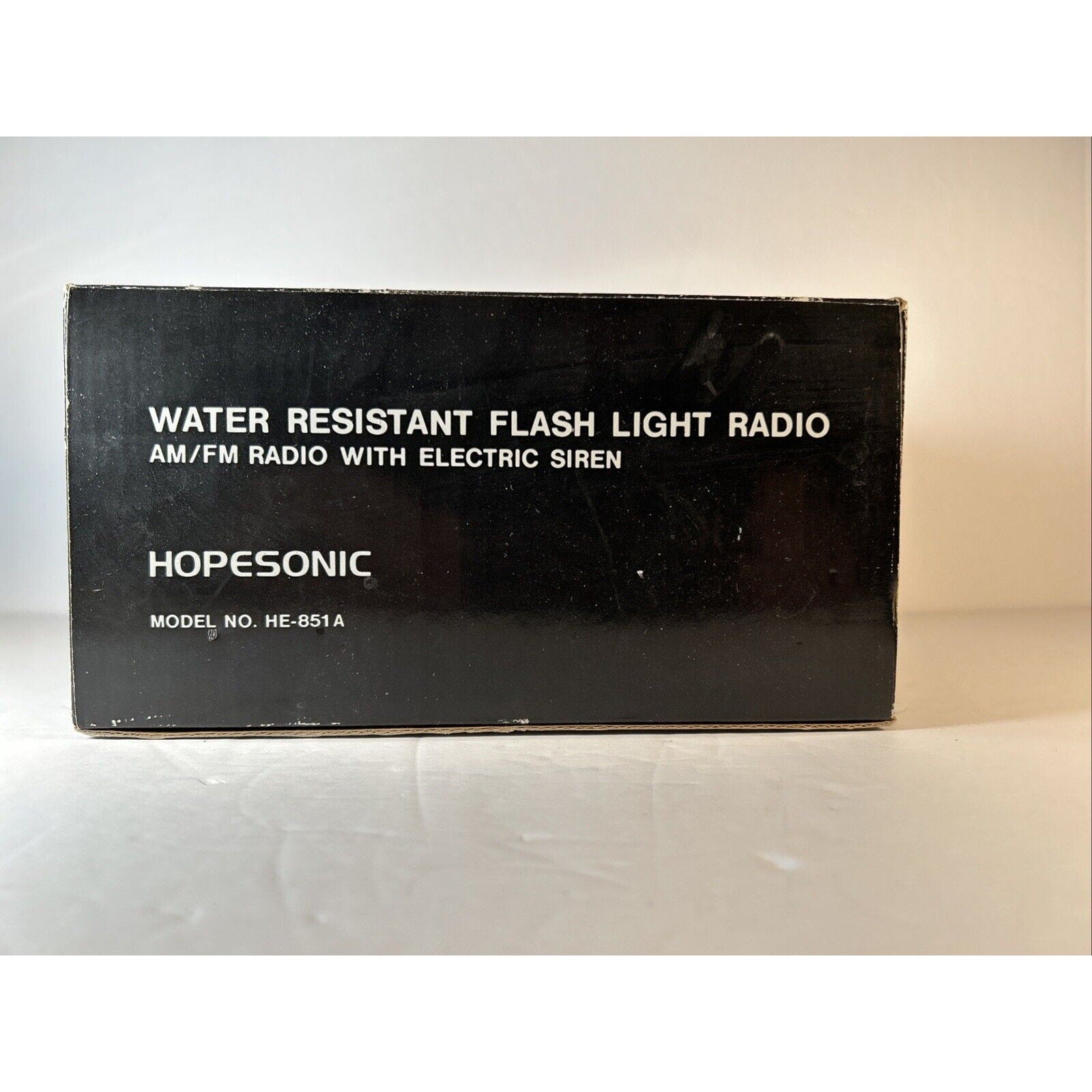 Hopesonic Am/Fm/Weather Radio W/ Flashlight And Siren Model No. HE851 A