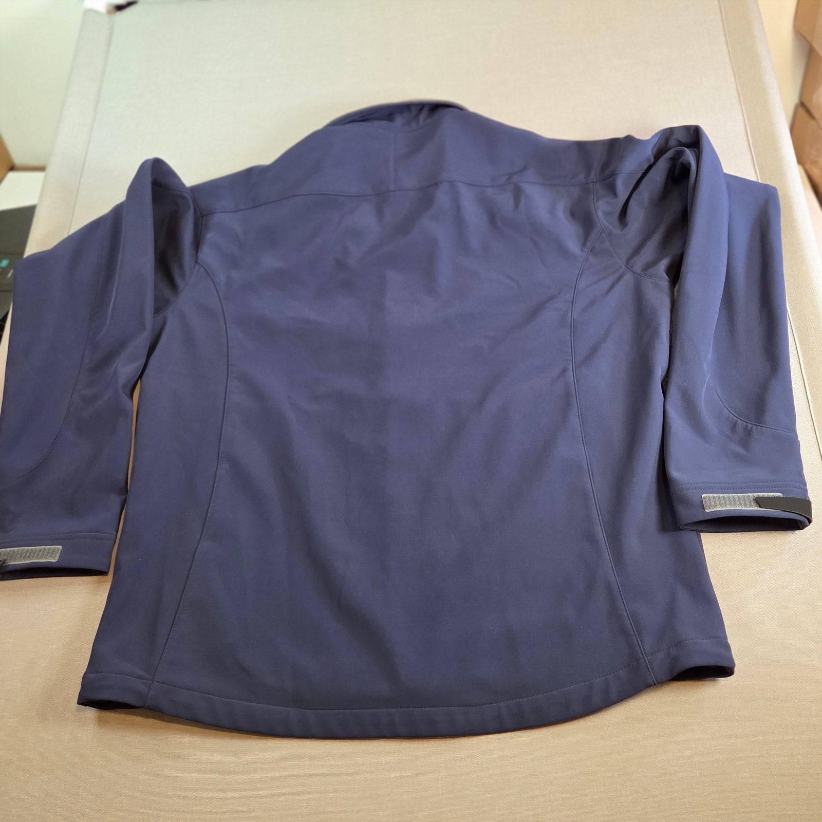 L.L.Bean Softshell Jacket Men’s XL Blue Full Zip Wind Water Resistant