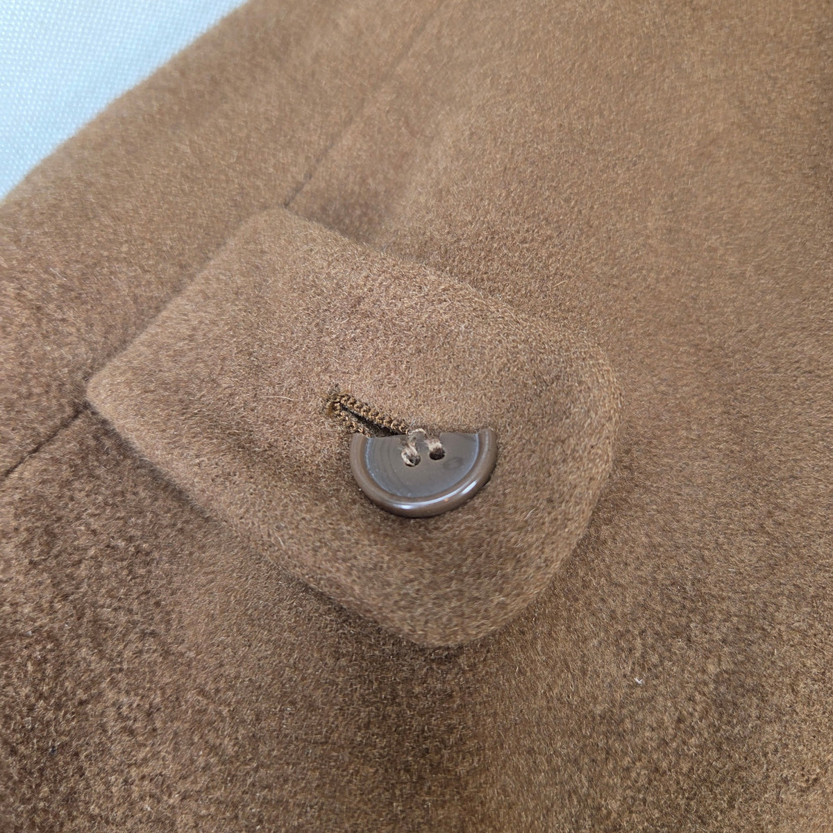 Marzotto for Barneys New York Wool Overcoat Made Italy Mens 42R Brown