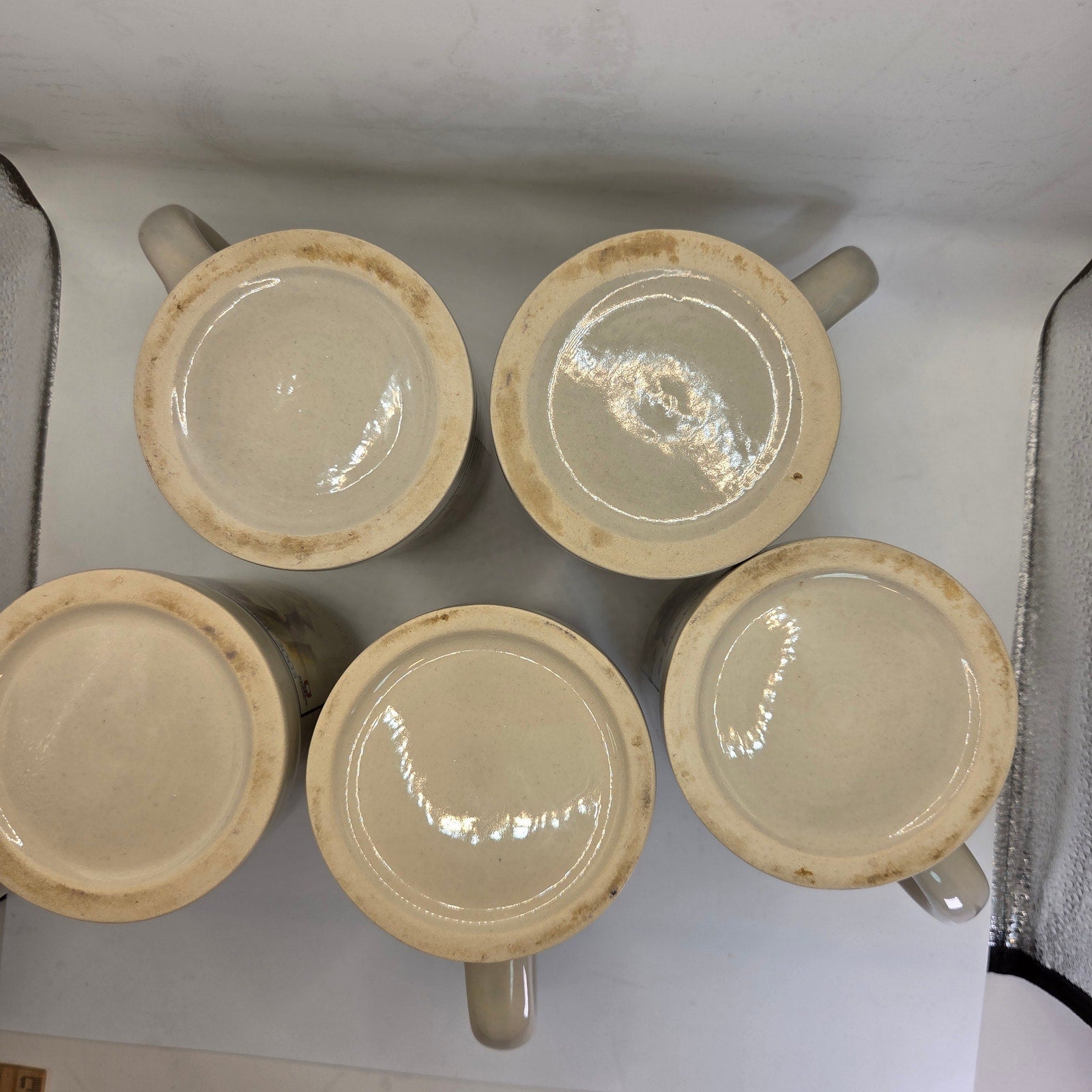 Spaten München Beer Steins Lot of 5 Gasthaus Bavarian Hunter 0.5 L 2003-07