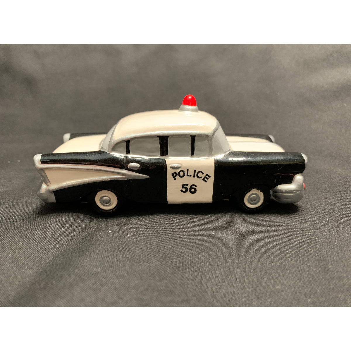 Department 56 Snow Village Calling All Cars 5174-8 Police Car Officer Retired