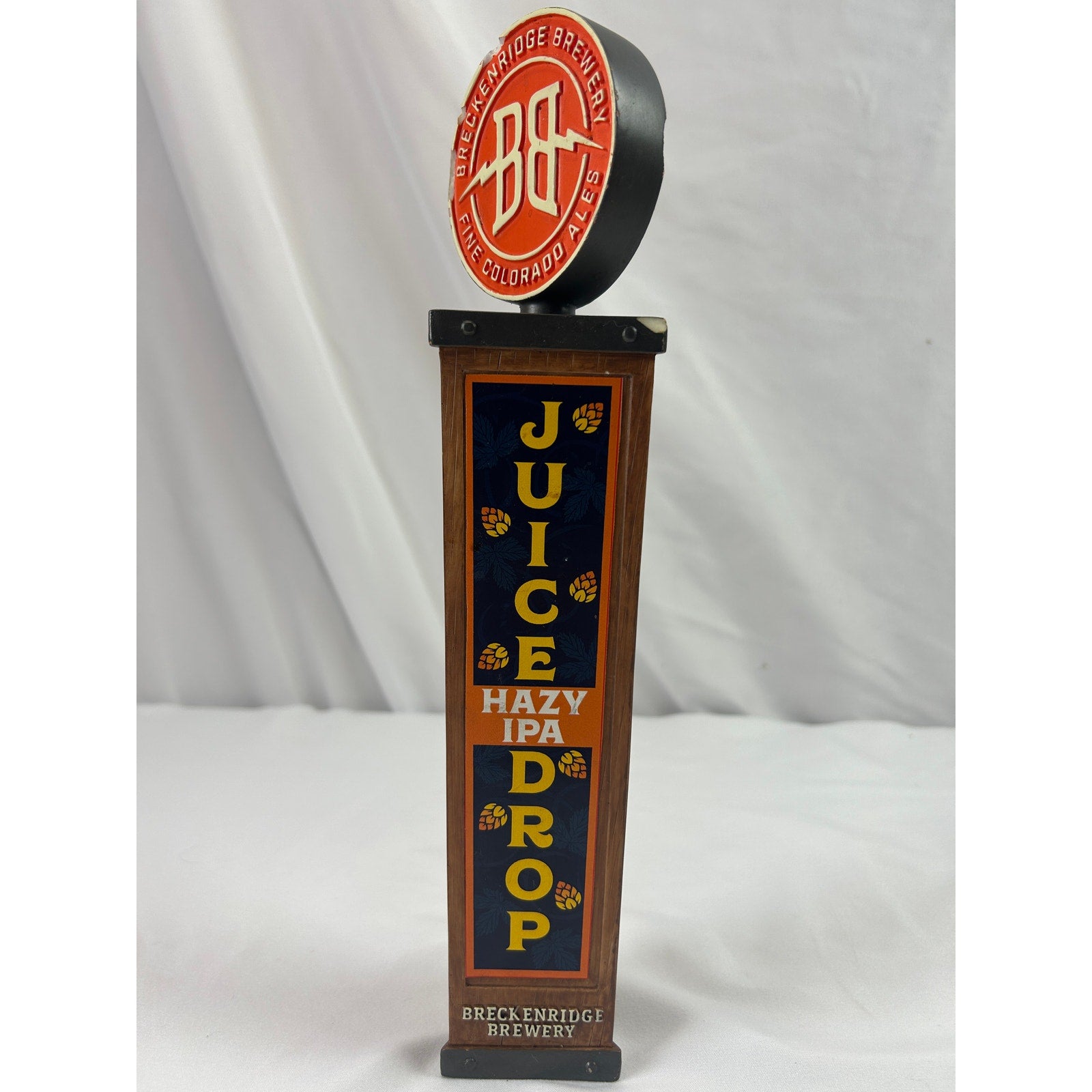 Breckenridge Brewery Juice Drop Hazy IPA Beer Tap Handle 12 Inch Colorado