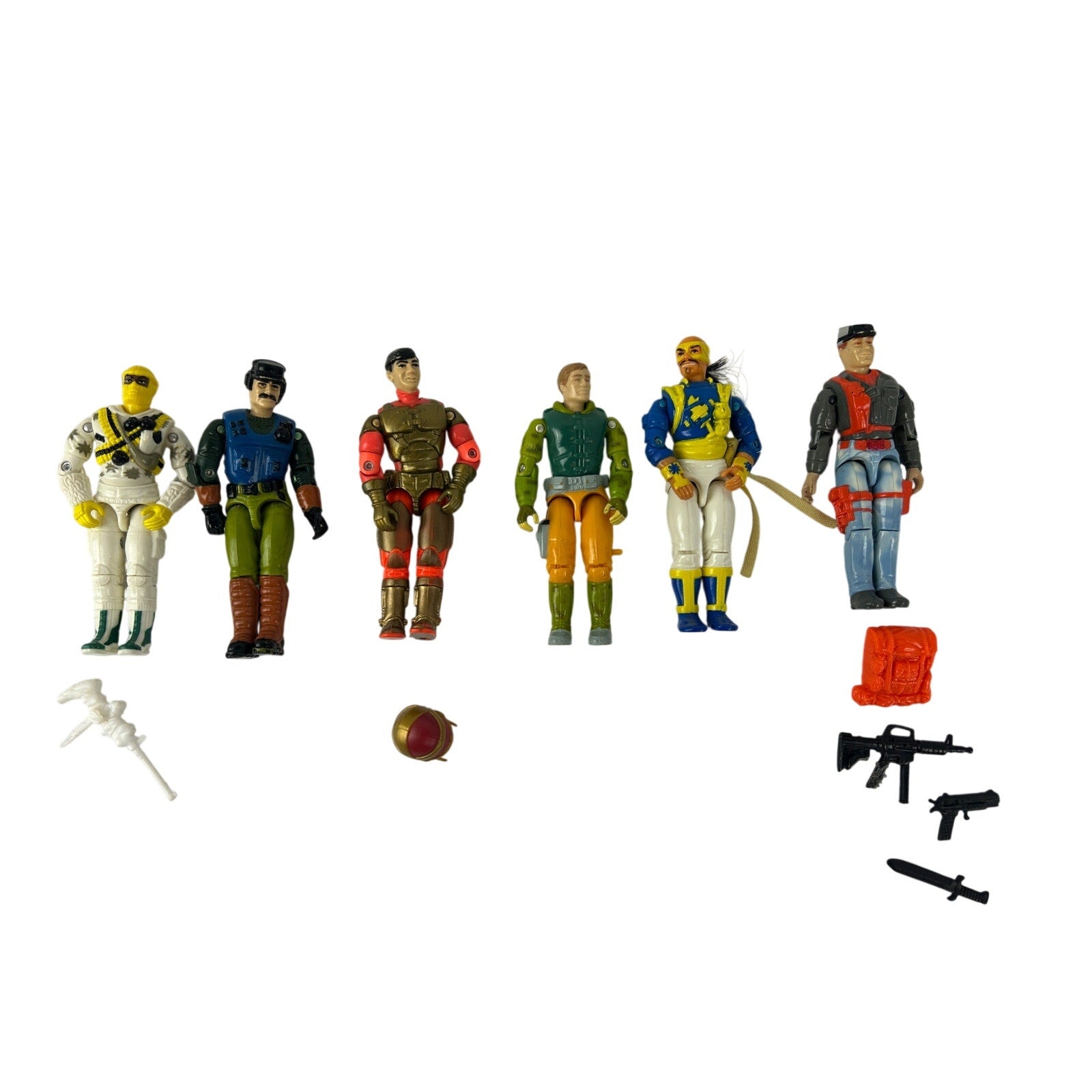 GI Joe ARAH Vintage Figure Lot Iceberg Mutt Cross Country Barricade