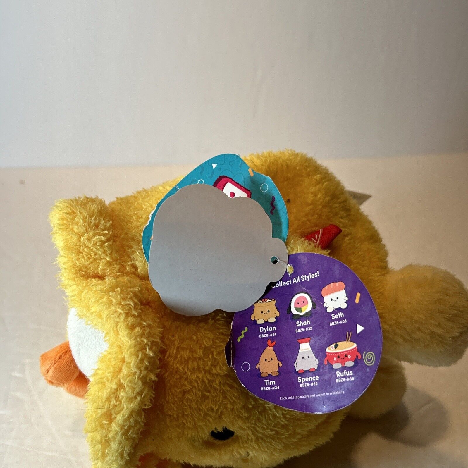 Bum Bumz Dylan The Dumpling 7" TakeoutBumz Plush NWT Russ Kellytoy NEW