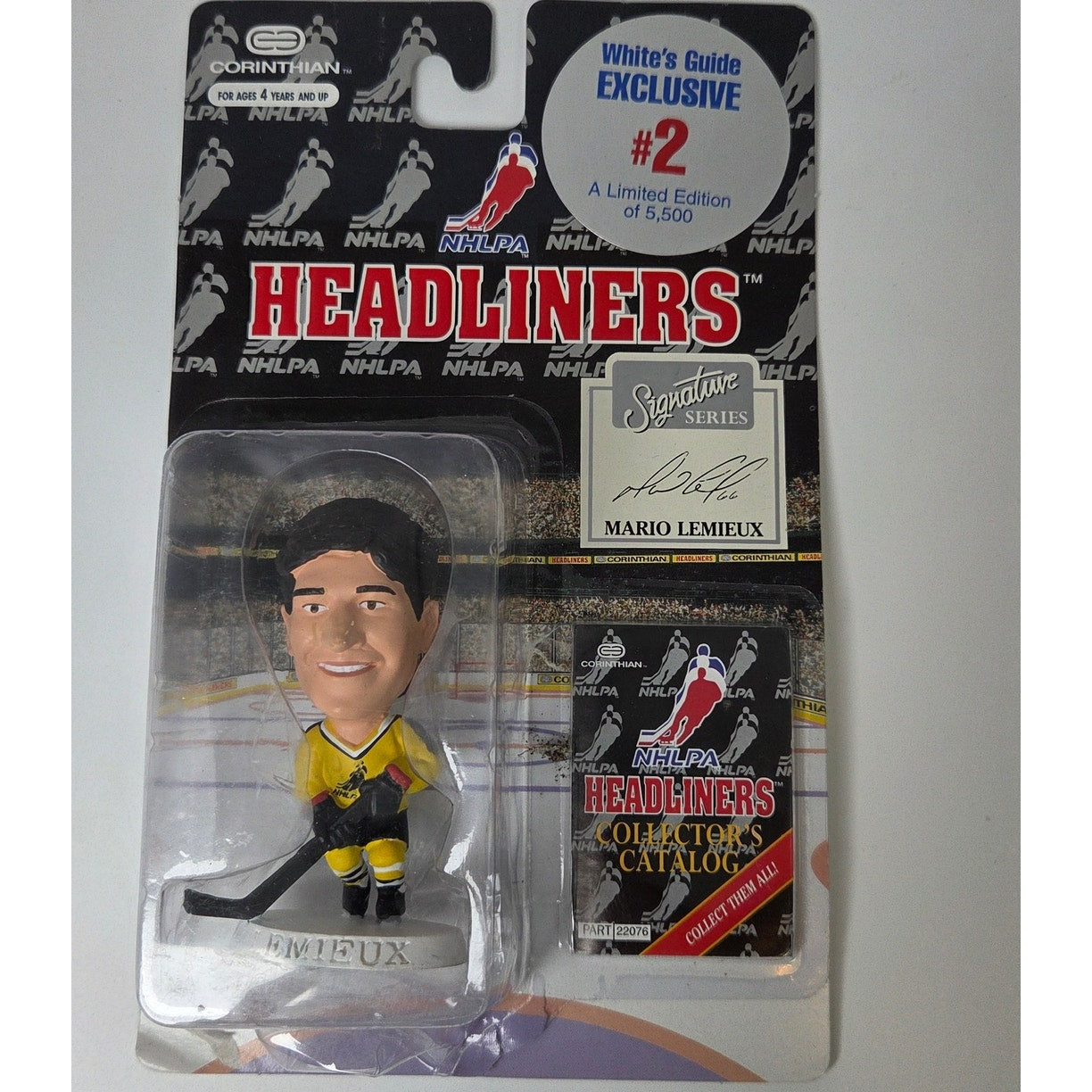 Corinthian Headliners Mario Lemieux Signature Series #2 Limited 5500 NIP