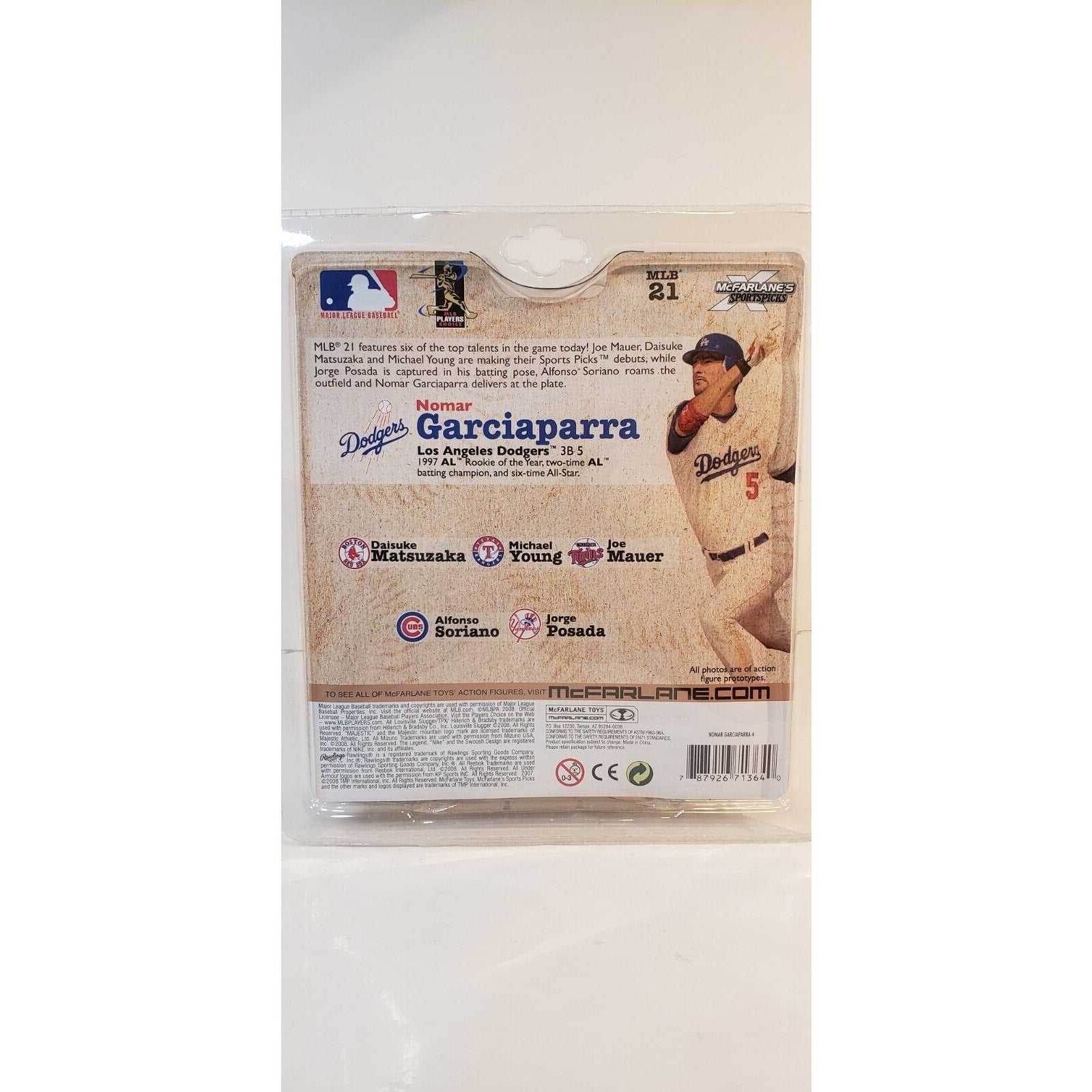 Nomar Garciaparra McFarlane Series 21 LA Dodgers NEW