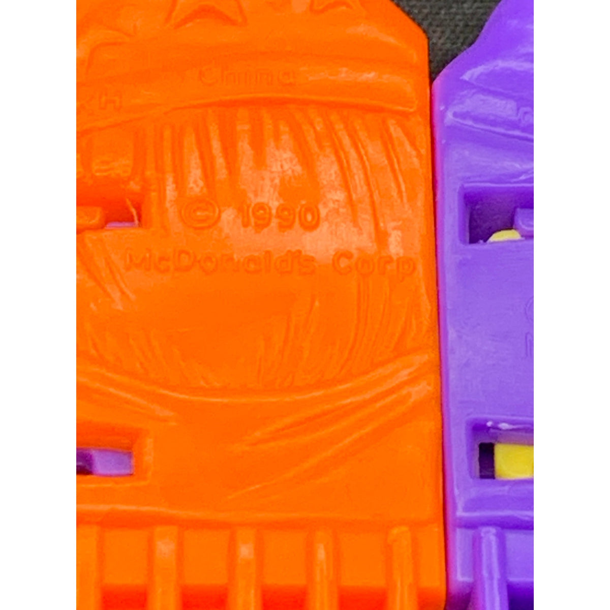 1990 McDonald's Good Morning Happy Meal McDonaldland Connectible Comb Complete