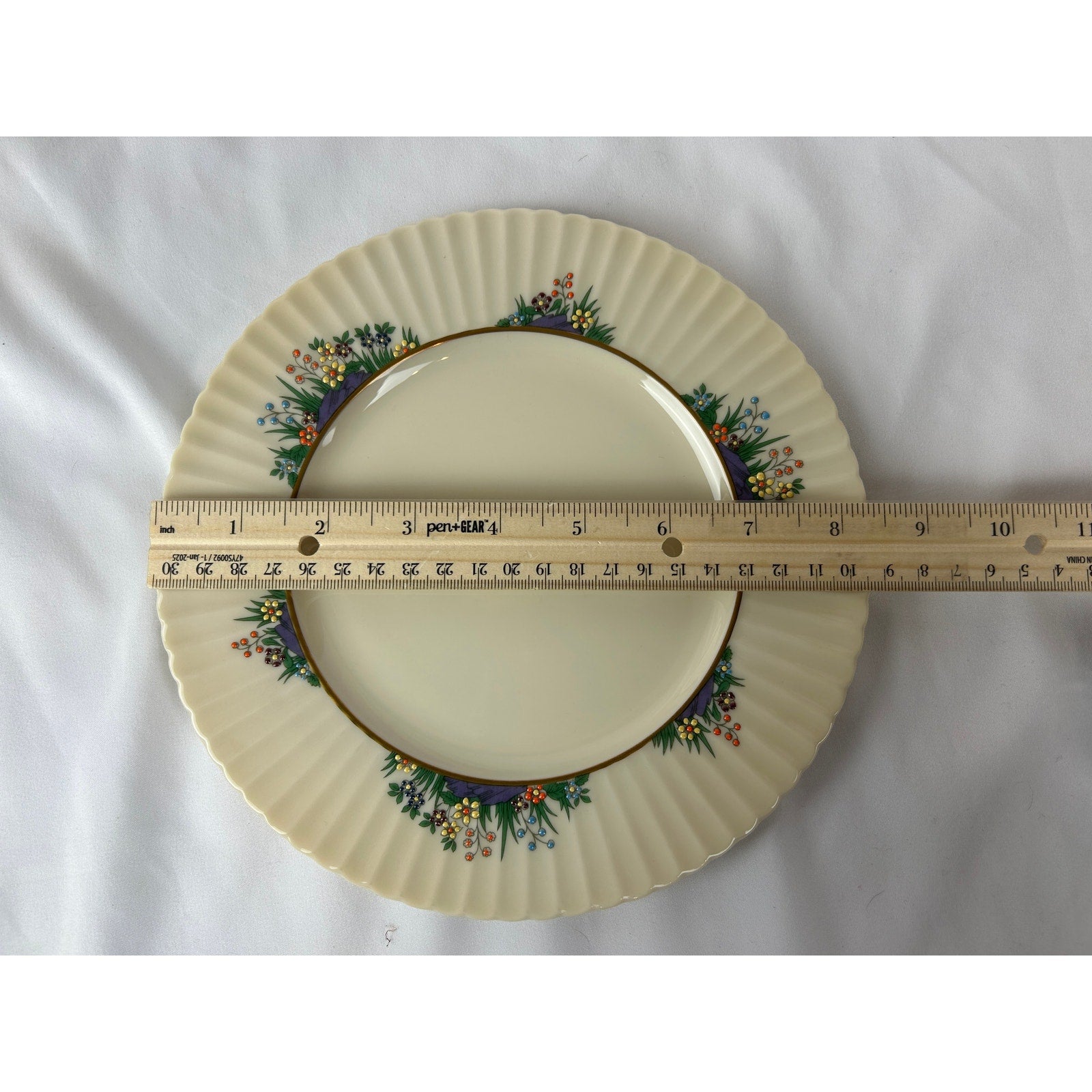 Vintage Lenox Rutledge Place Setting Dinner Salad Bread Saucer No Cup USA