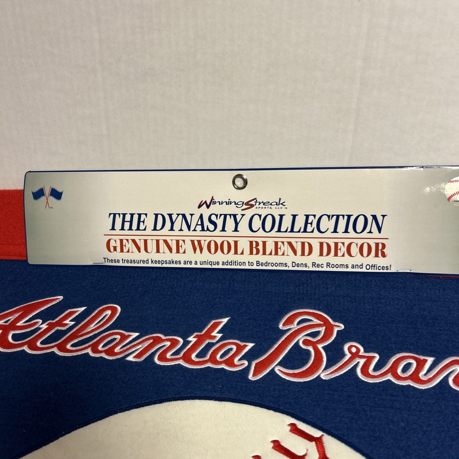 Atlanta Braves Wool Blend MLB Champions Banner, 24" x 36"