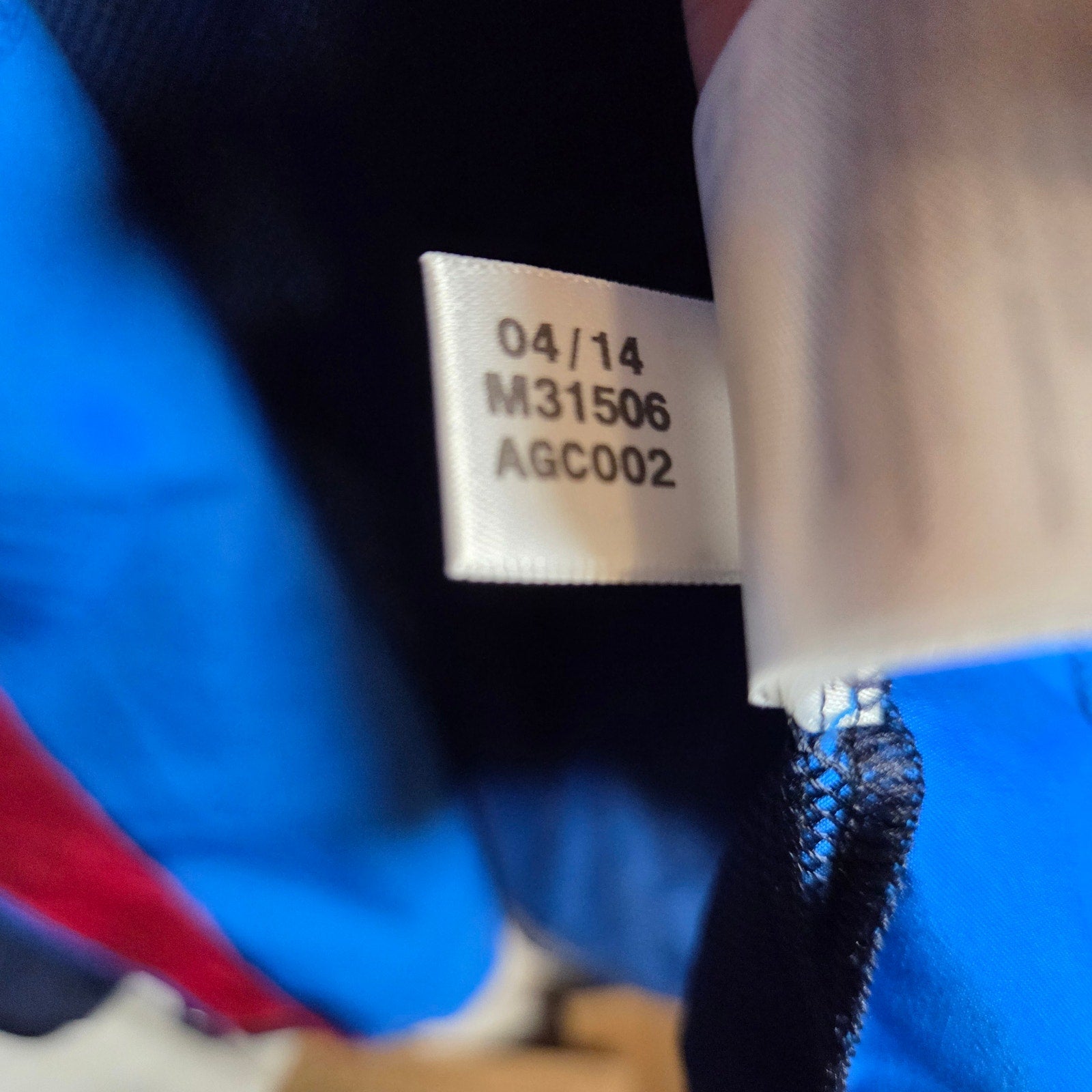 Adidas Skateboarding Climaproof Windbreaker Jacket L Blue Red White 2014
