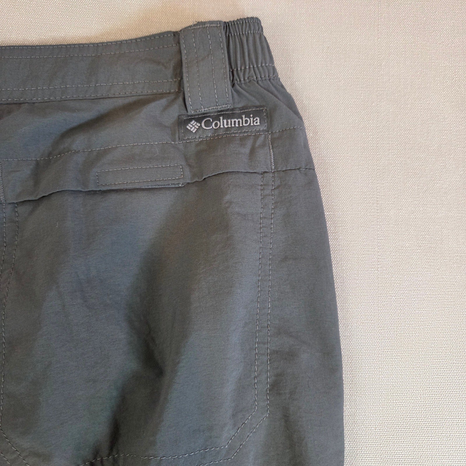 Columbia Omni-Shade Tactel Nylon Hiking Pants Men’s 36x30 Gray UPF Outdoor