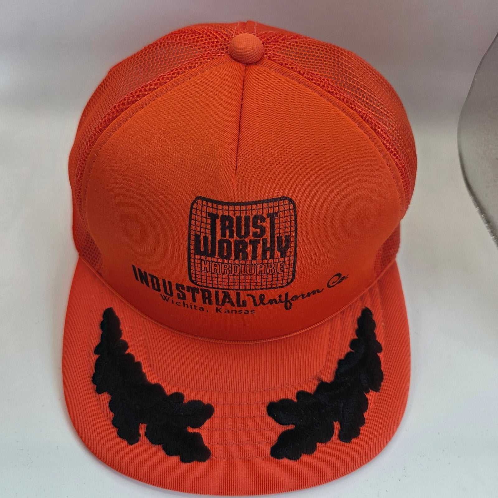 Vintage YoungAn Trustworthy Hardware Wichita KS Trucker Snapback Hat OSFA