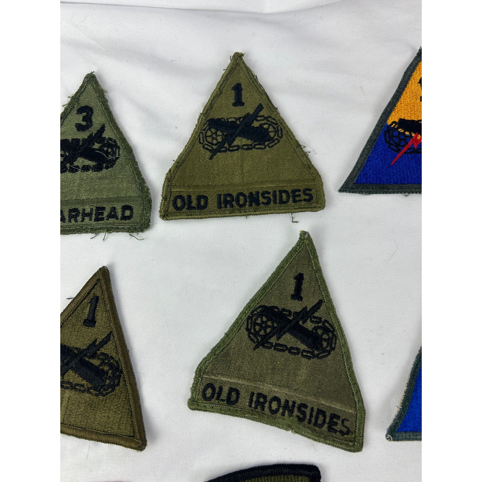 US Army Patch Lot 1st Armored Old Ironsides 3rd Infantry Korea 22 Pcs