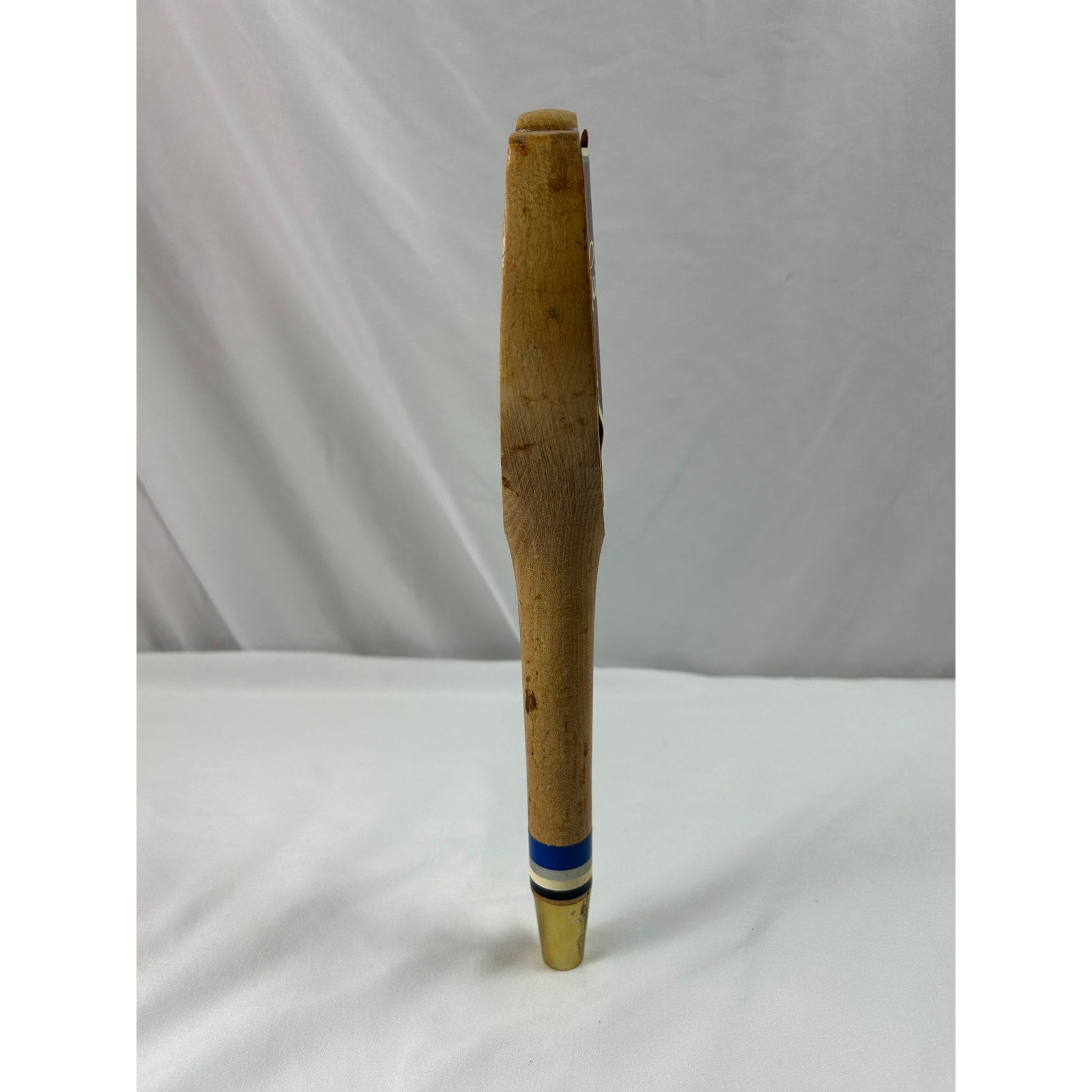Leinenkugel's Bock Beer Vintage Wood Tap Handle Draft Keg Bar Breweriana 12in