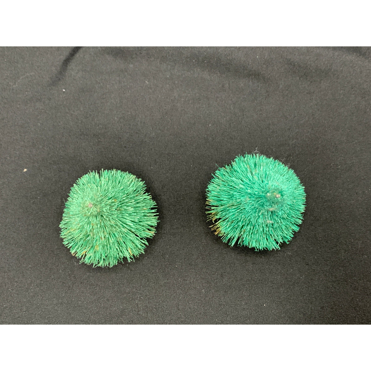 Vintage Miniature Bottle Brush Pine Trees – Set of 2