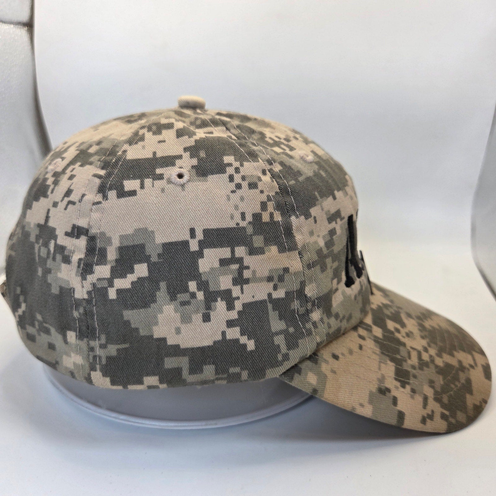 Mitchell Proffitt US Army Digital Camo Hat Adjustable Hook Loop Military Cap