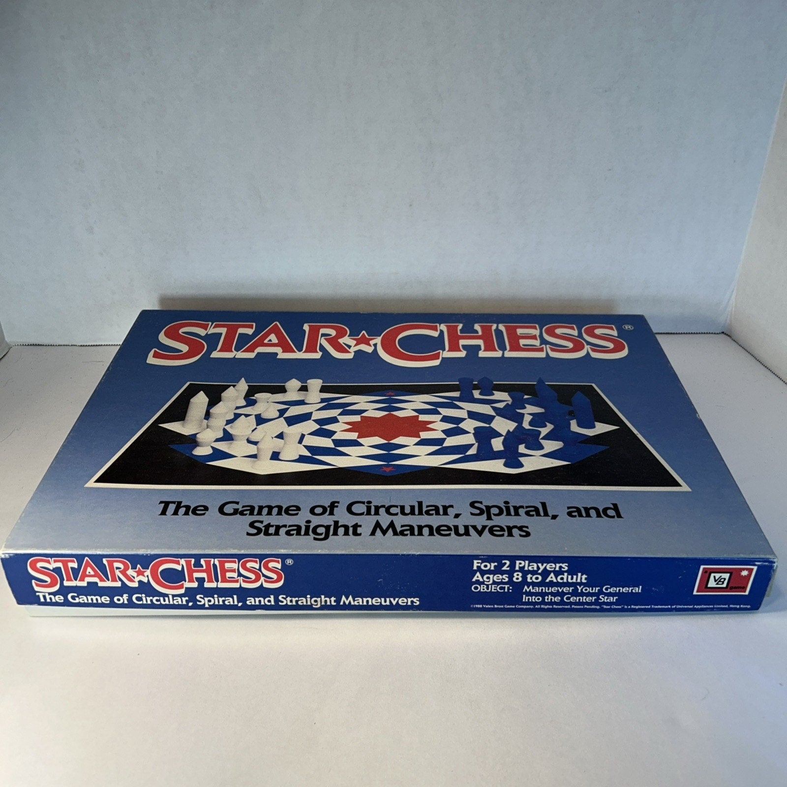 Star Chess Board Game Circular Spiral Straight Maneuvers Complete w/ Box