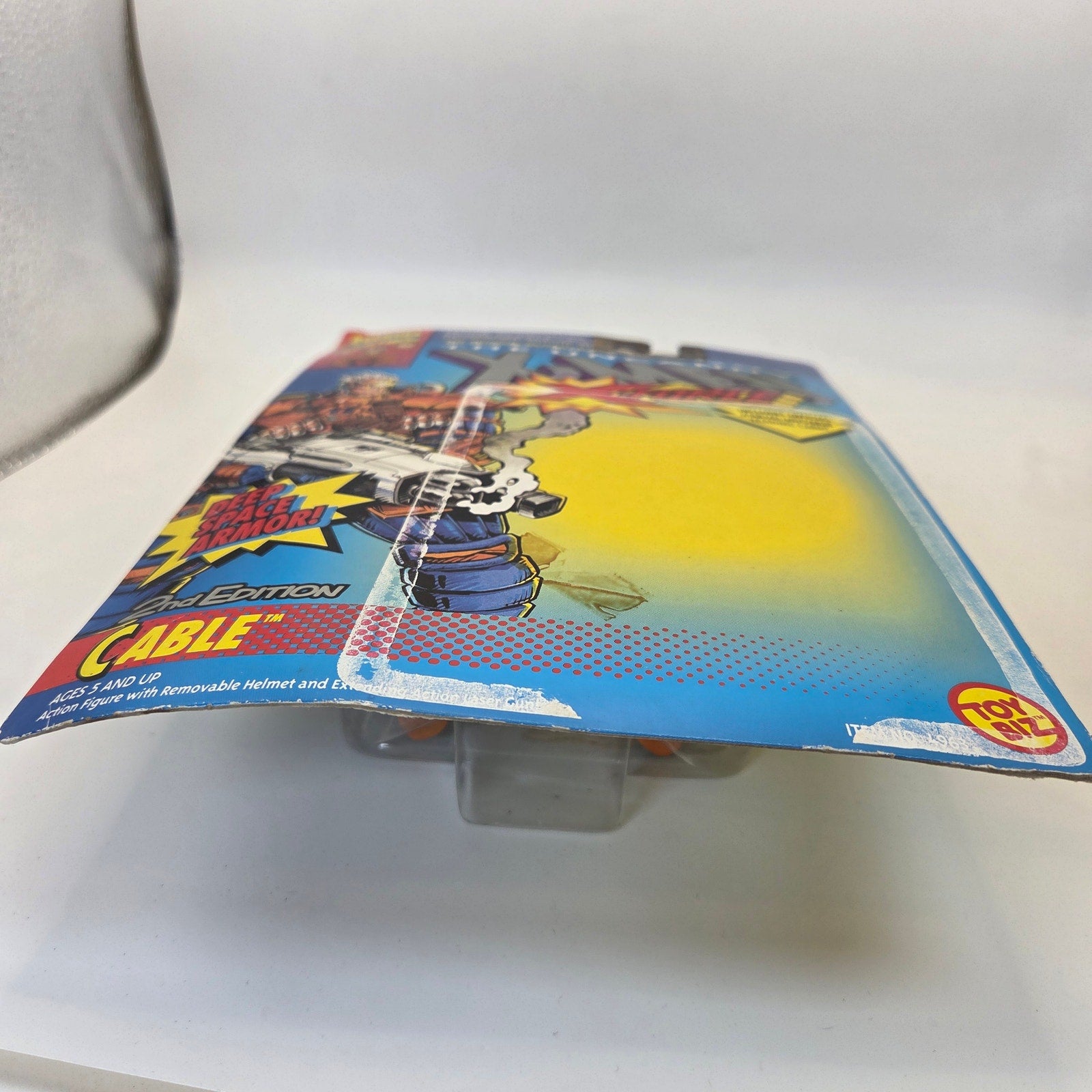 1993 Toy Biz X-Force Cable 2nd Edition Deep Space Armor Figure Cardback
