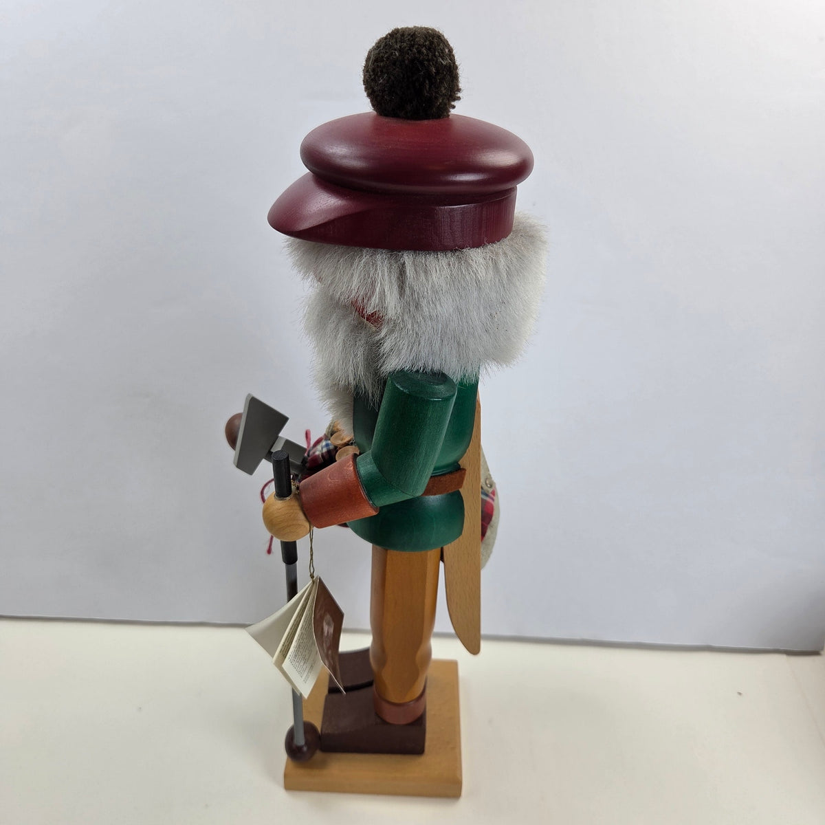 Vintage Christian Ulbricht Golfer Nutcracker 15" West Germany Golf Bag Tag