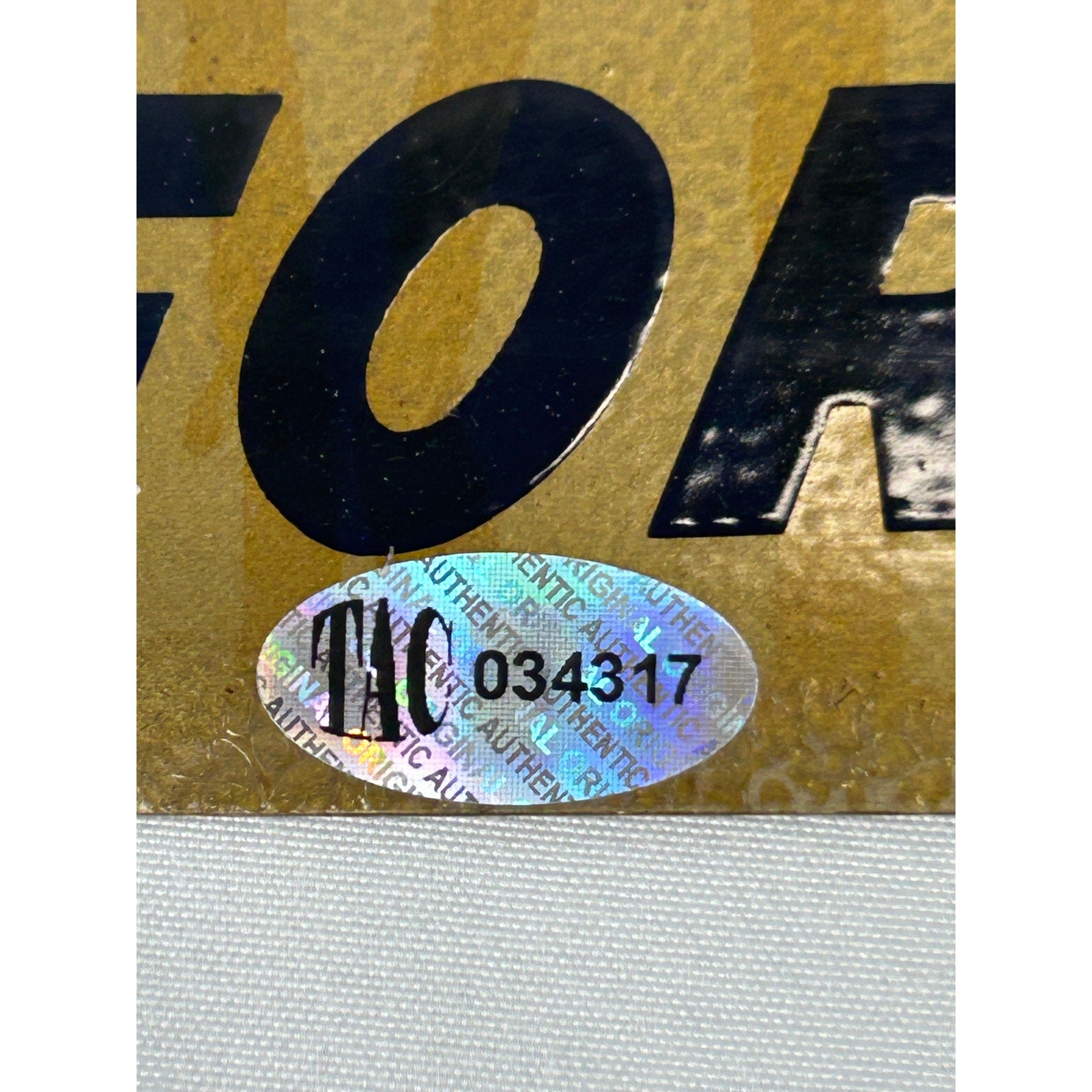 1954 Mobil Oil Special Pegasus Metal Sign TAC Authenticated A-M 5-54 18x10
