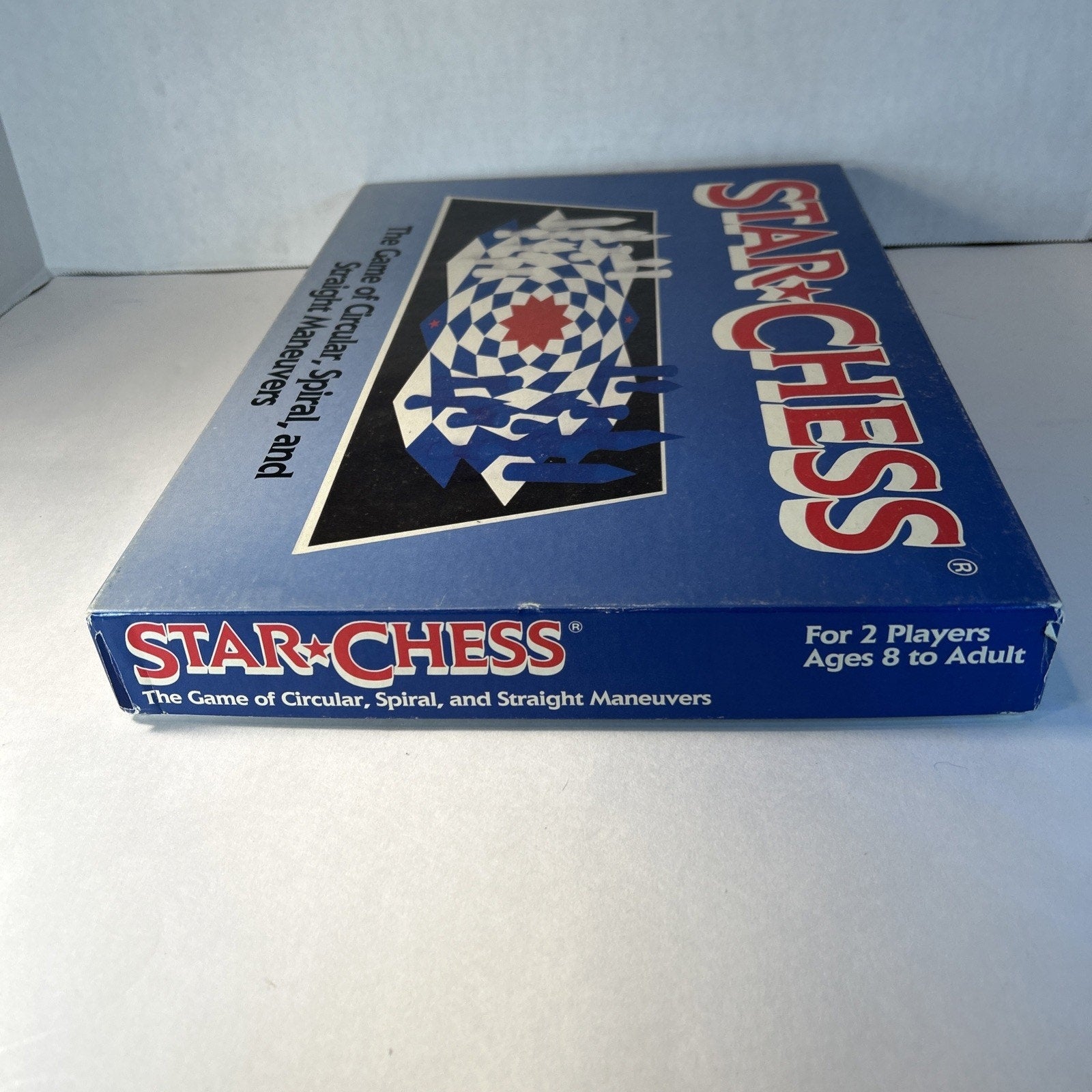 Star Chess Board Game Circular Spiral Straight Maneuvers Complete w/ Box