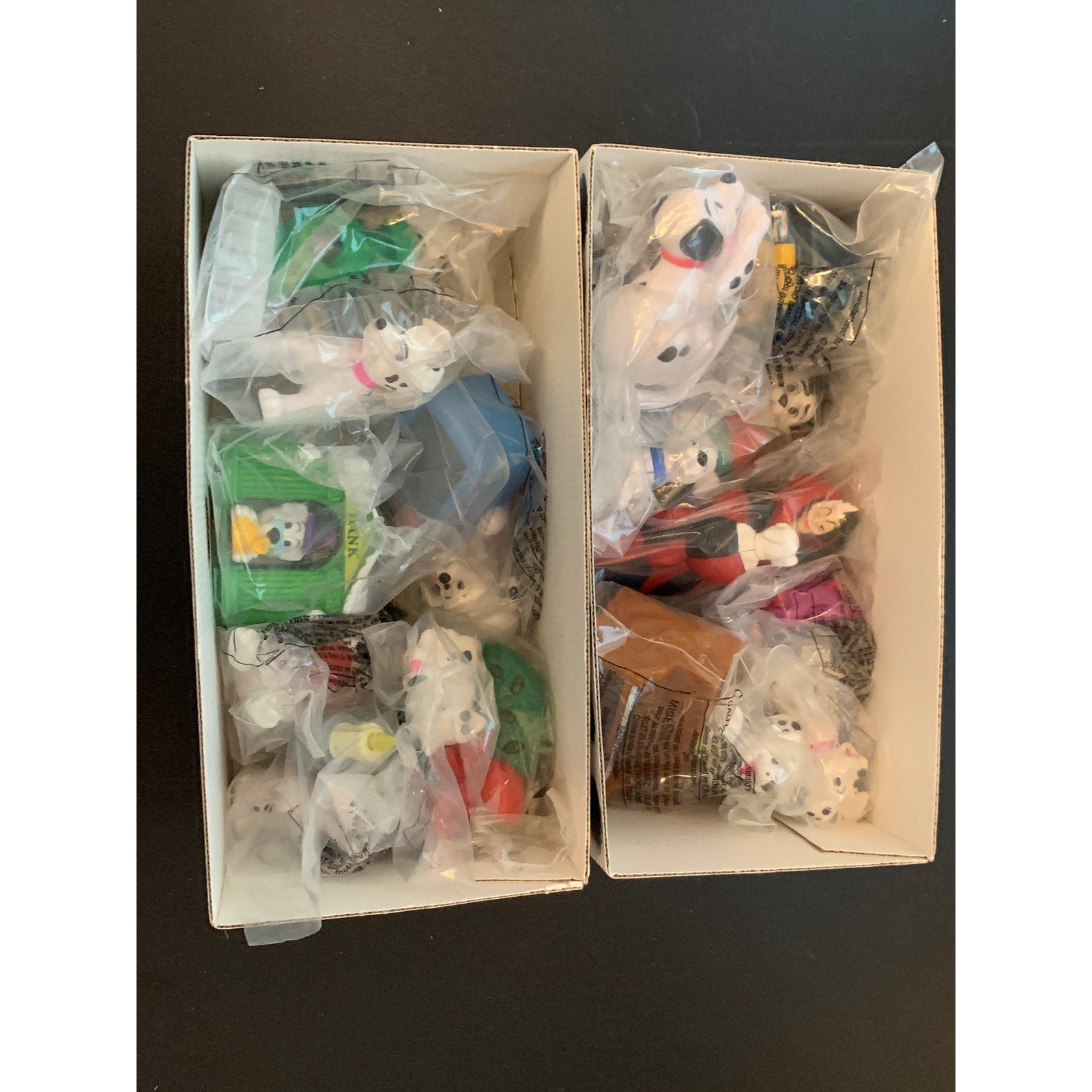 McDonald's Disney 102 Dalmatians Happy Meal Display Case w/ Sealed Toys 2000