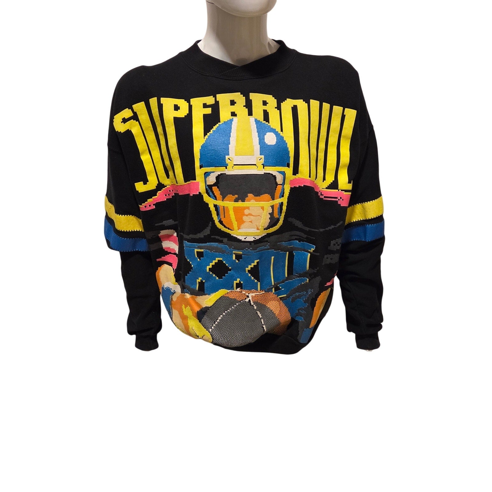 Caribe Sportswear Super Bowl XXIV 1990 NFL Vintage Crewneck Sweatshirt