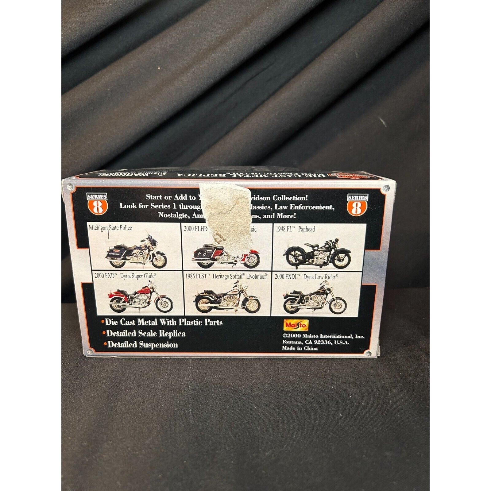 Maisto Harley-Davidson Die Cast Motorcycle Lot of 4 1:18 Scale