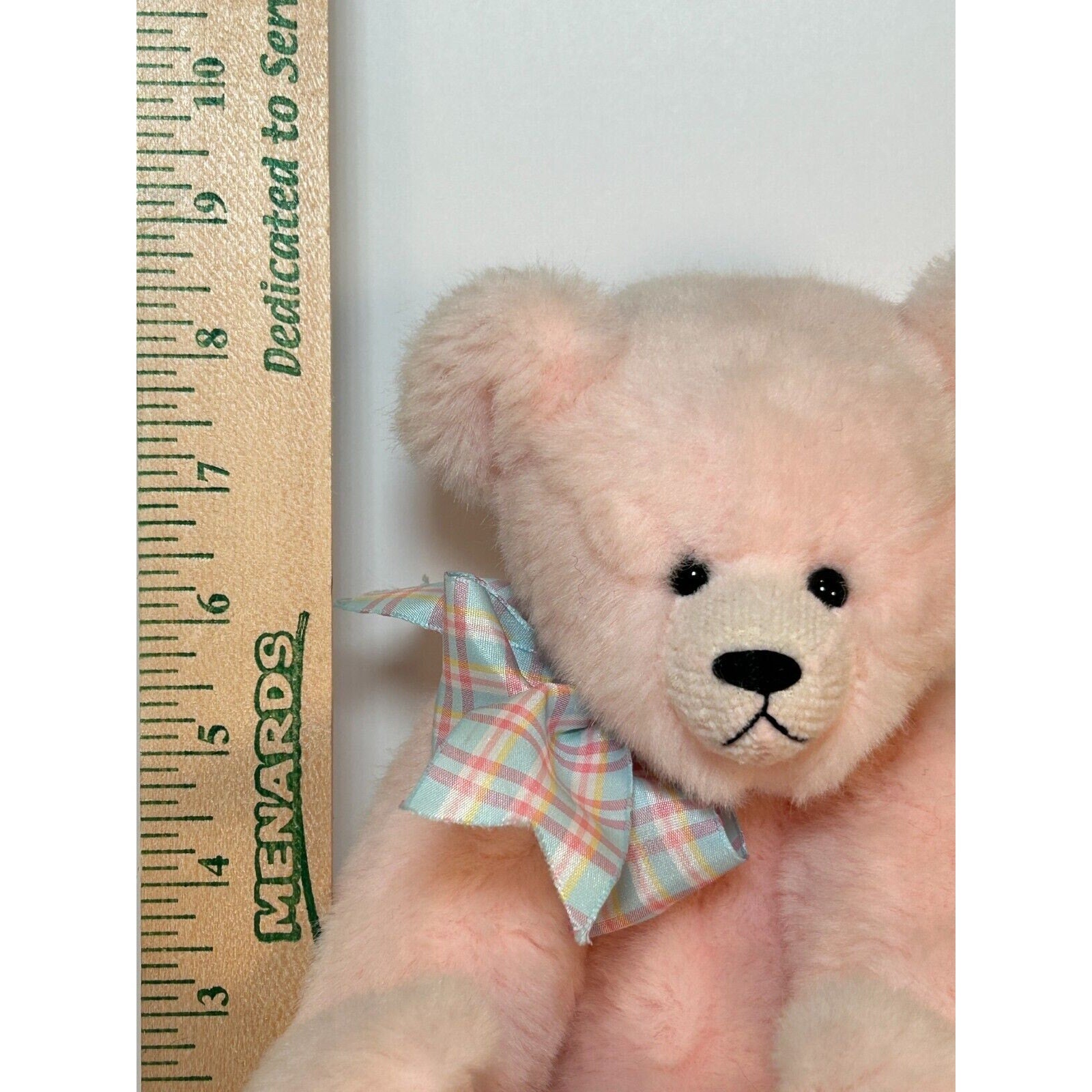 Vintage 1987 Kritter Korners Jolene Bear Reanee Gladden Pink Plush