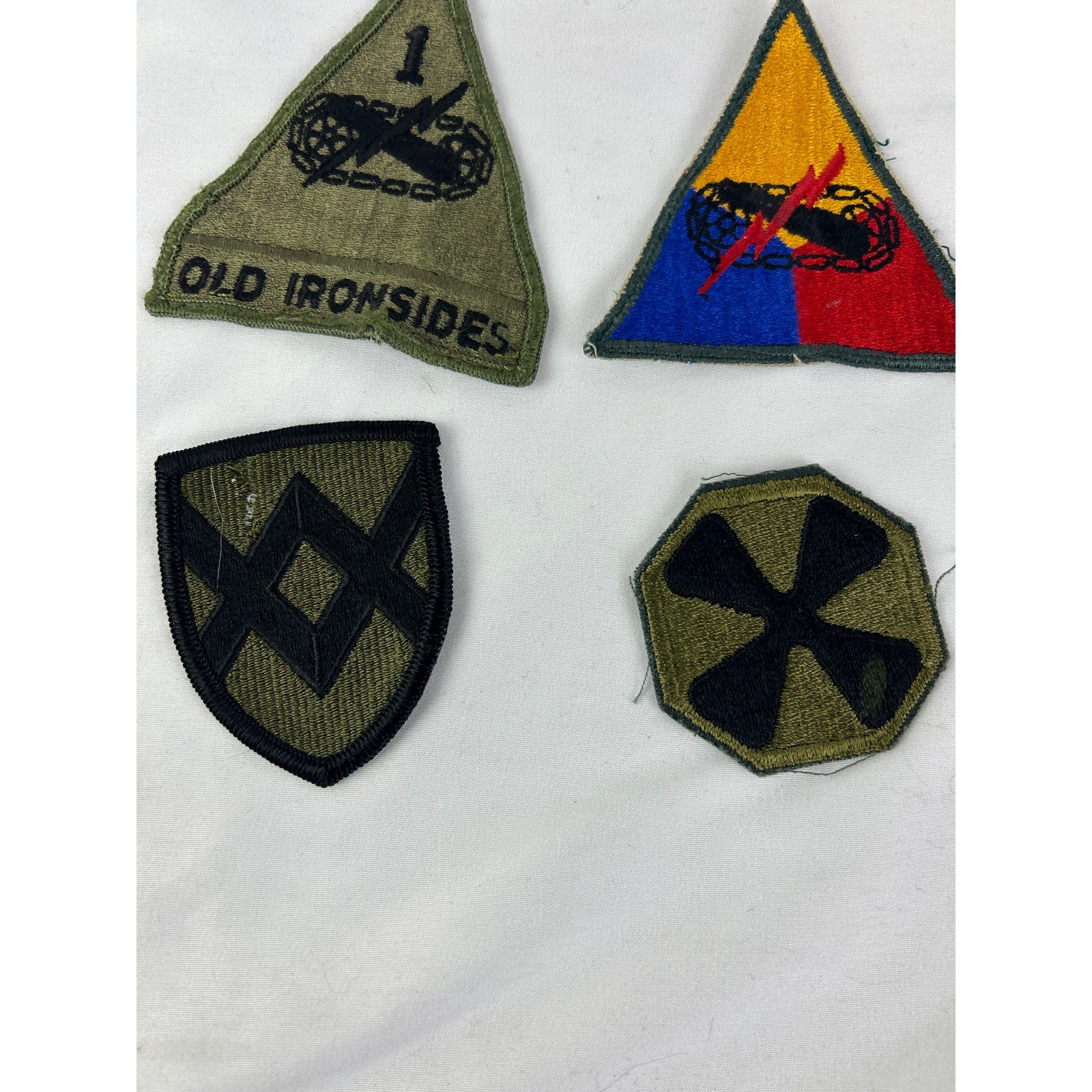 US Army Patch Lot 1st Armored Old Ironsides 3rd Infantry Korea 22 Pcs