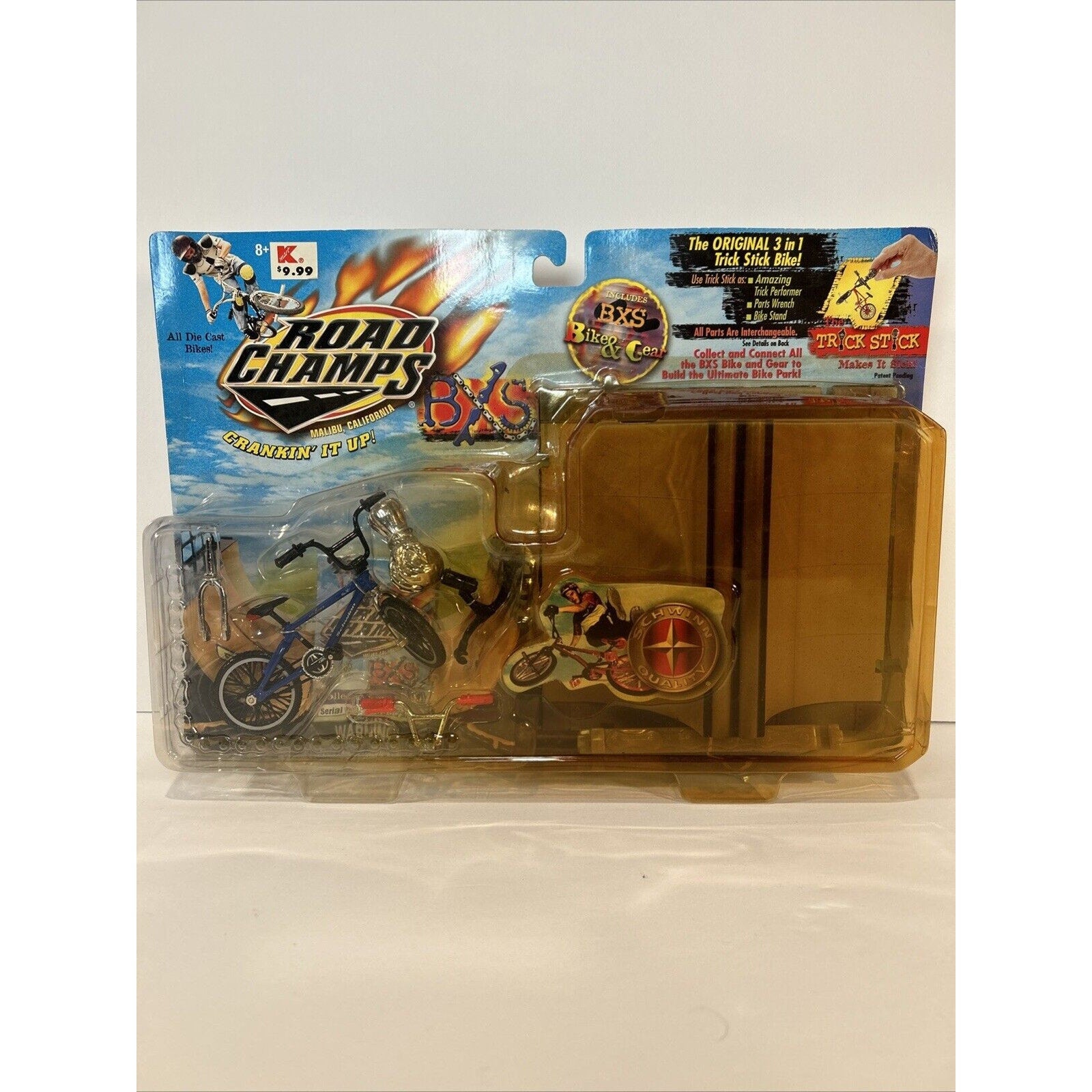 Lot of 6 Jakks Road Champs BXS BMX Bikes GT Schwinn Haro Series 4-7 NIP