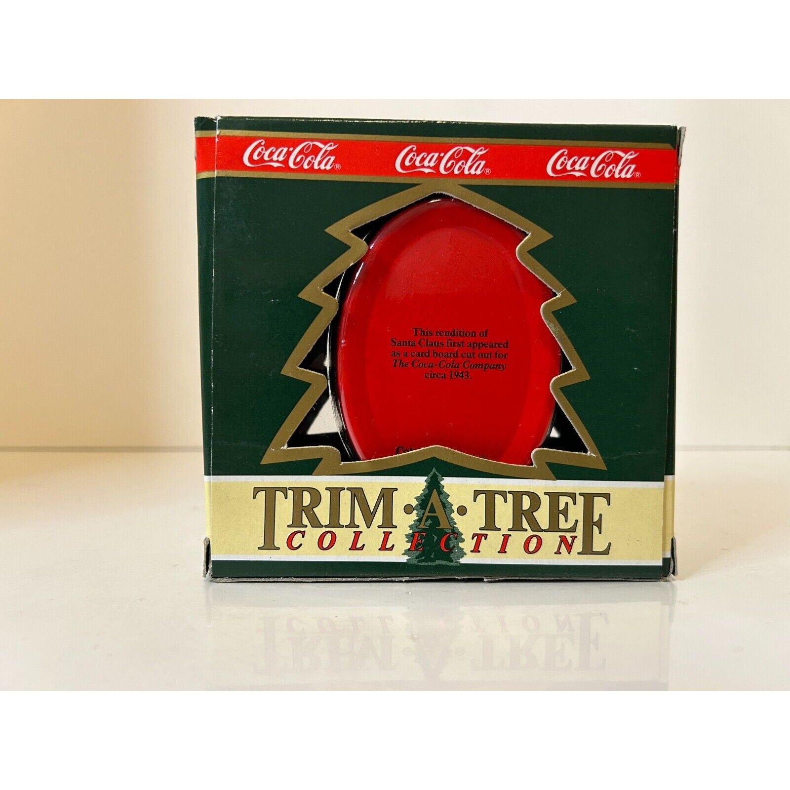 Coca-Cola Trim-A-Tree Collection Ornaments Set of 3 – Vintage 1990s x85