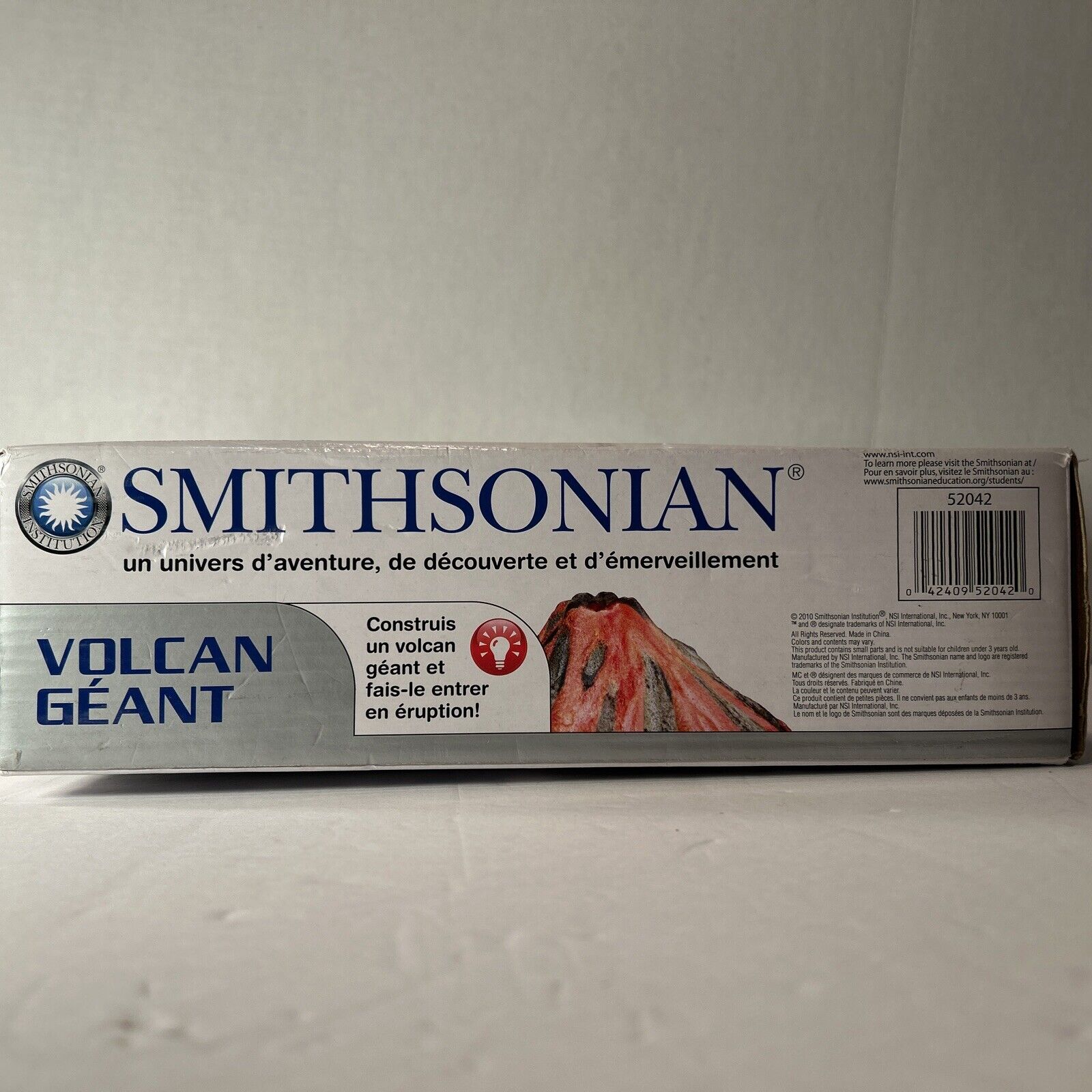 Smithsonian Giant Glow in Dark Vocano Science Kit Set Toy