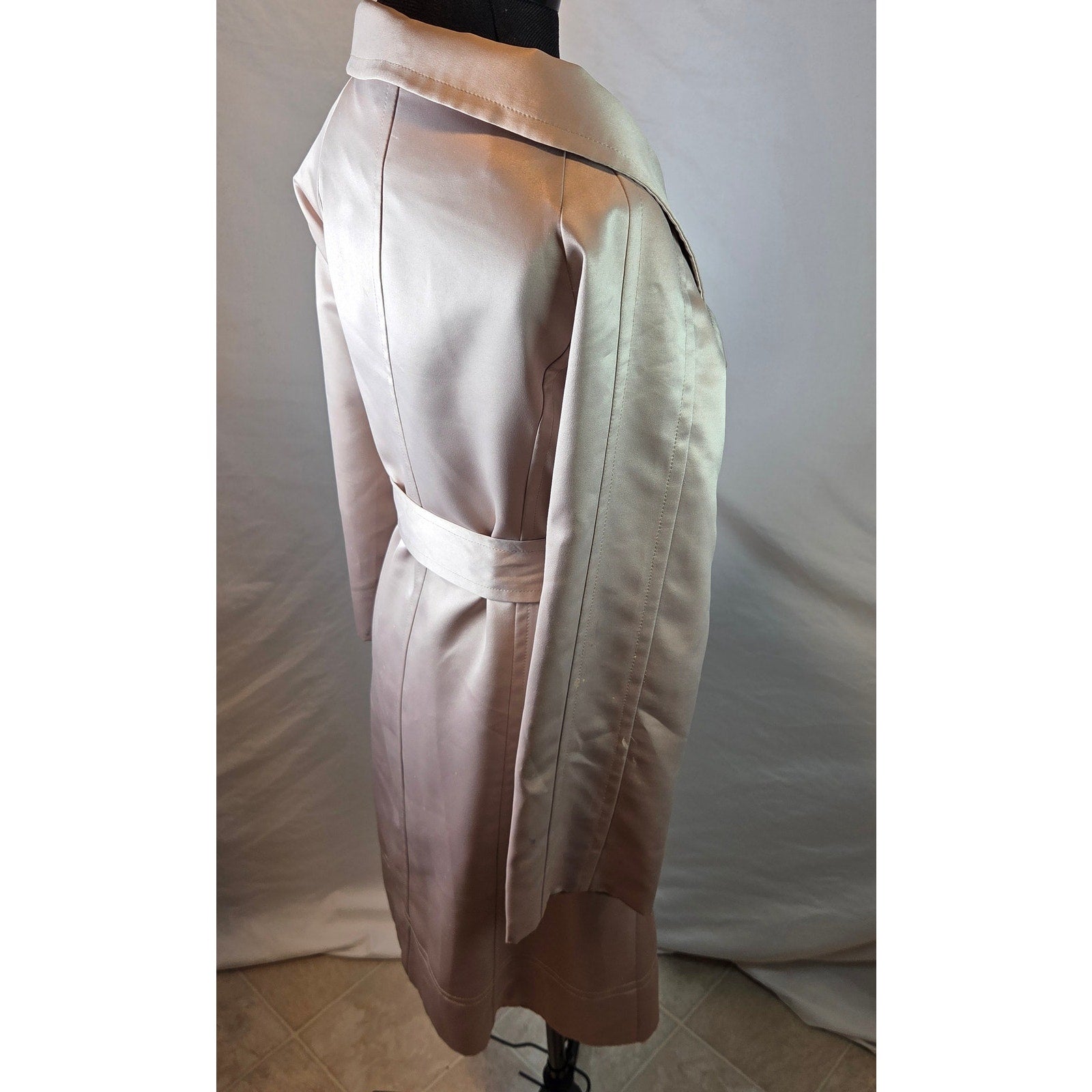 Vintage Marc Jacobs 100% Silk Belted Coat Women's M Hong Kong Designer