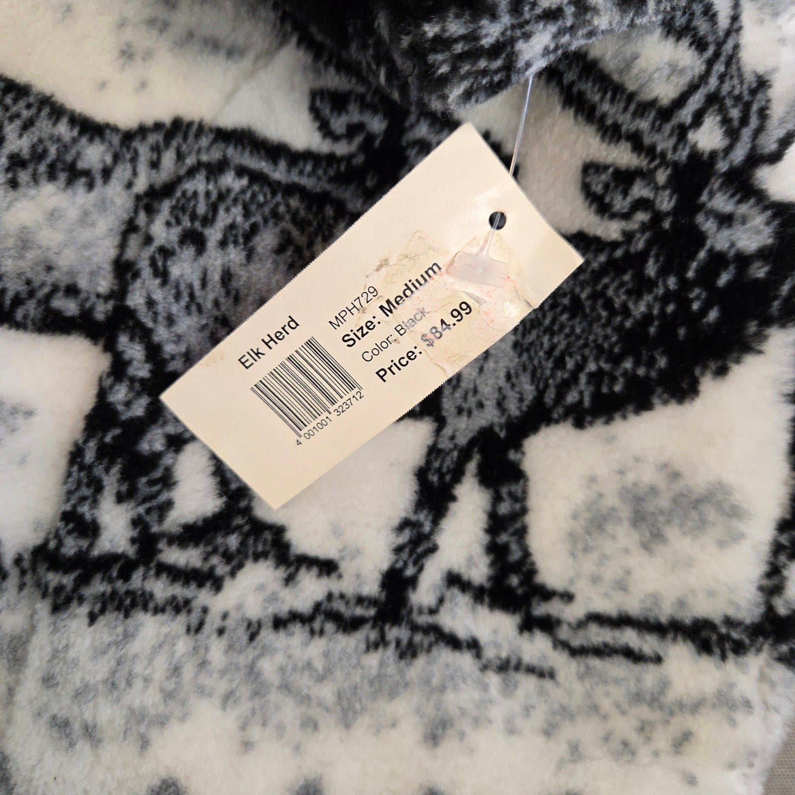 Mazmania Elk Herd Hoodie Women’s M NWT USA Made Wildlife Fleece Full Zip Jacket