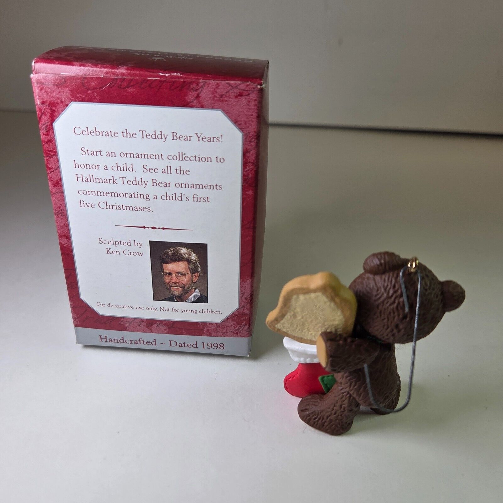 Hallmark Keepsake Ornament Child's Third Christmas Bear/Stocking