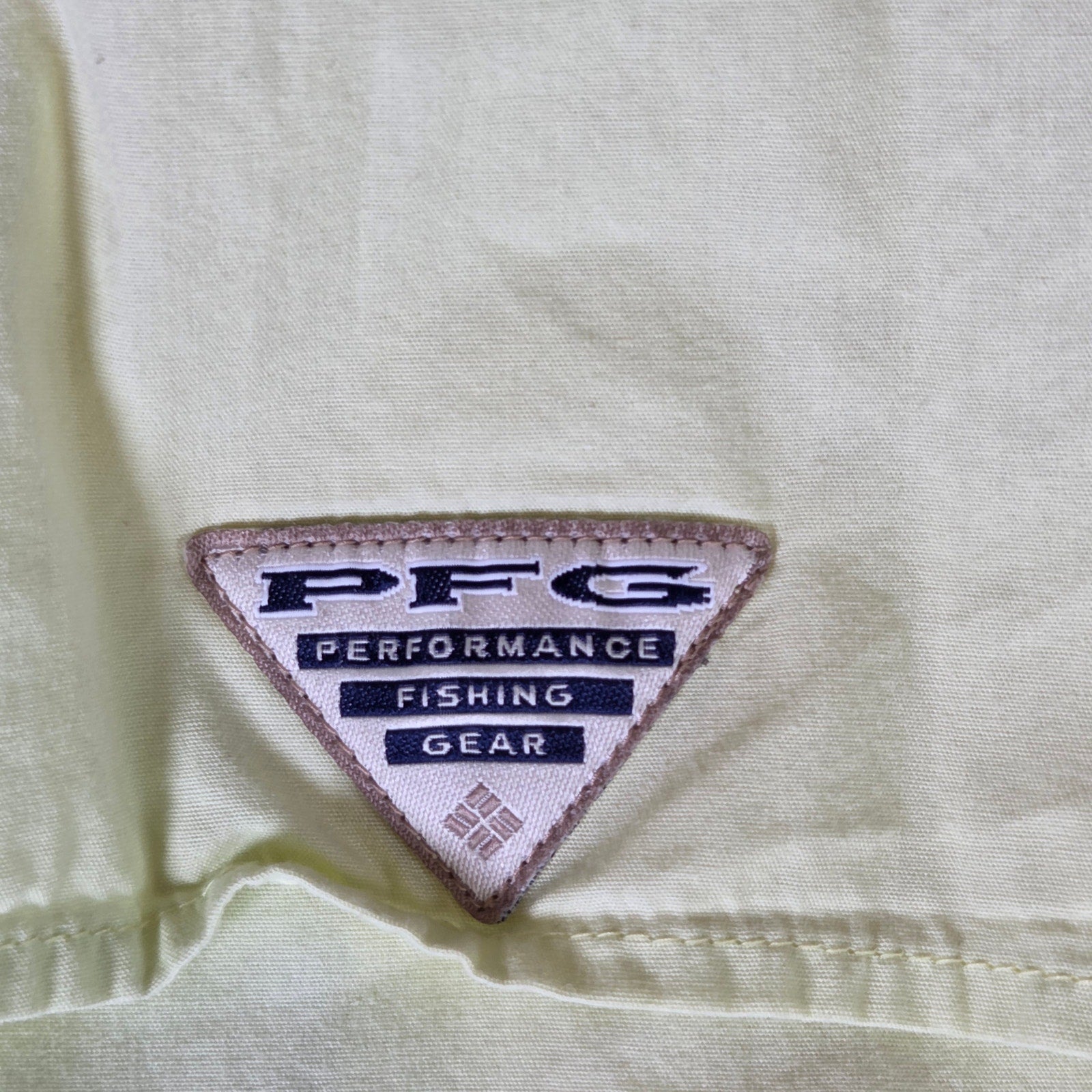 Columbia PFG Men’s L Long Sleeve Button Down Fishing Shirt Vented