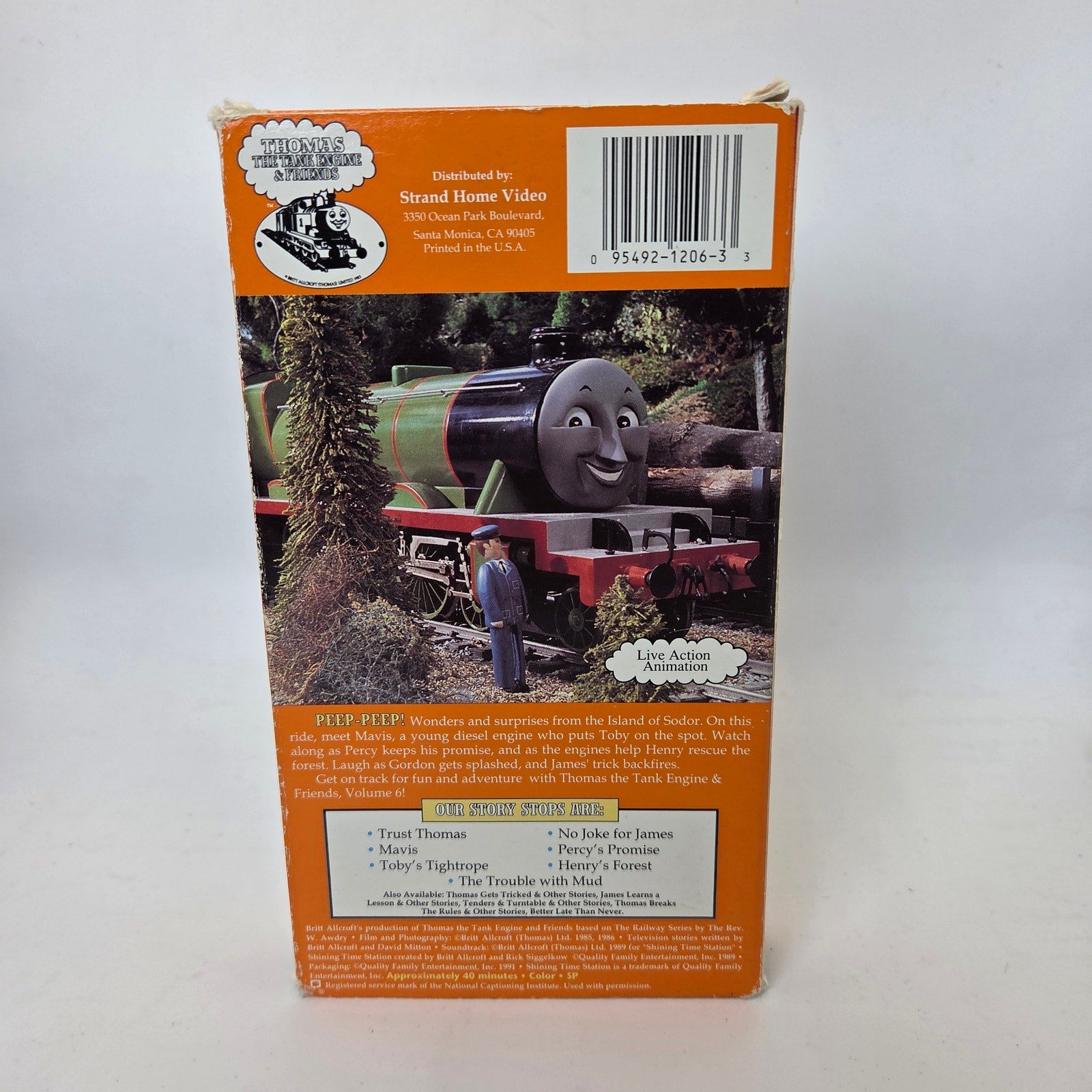 Thomas The Tank Engine Trust Thomas & Other Stories VHS 1991 George Carlin