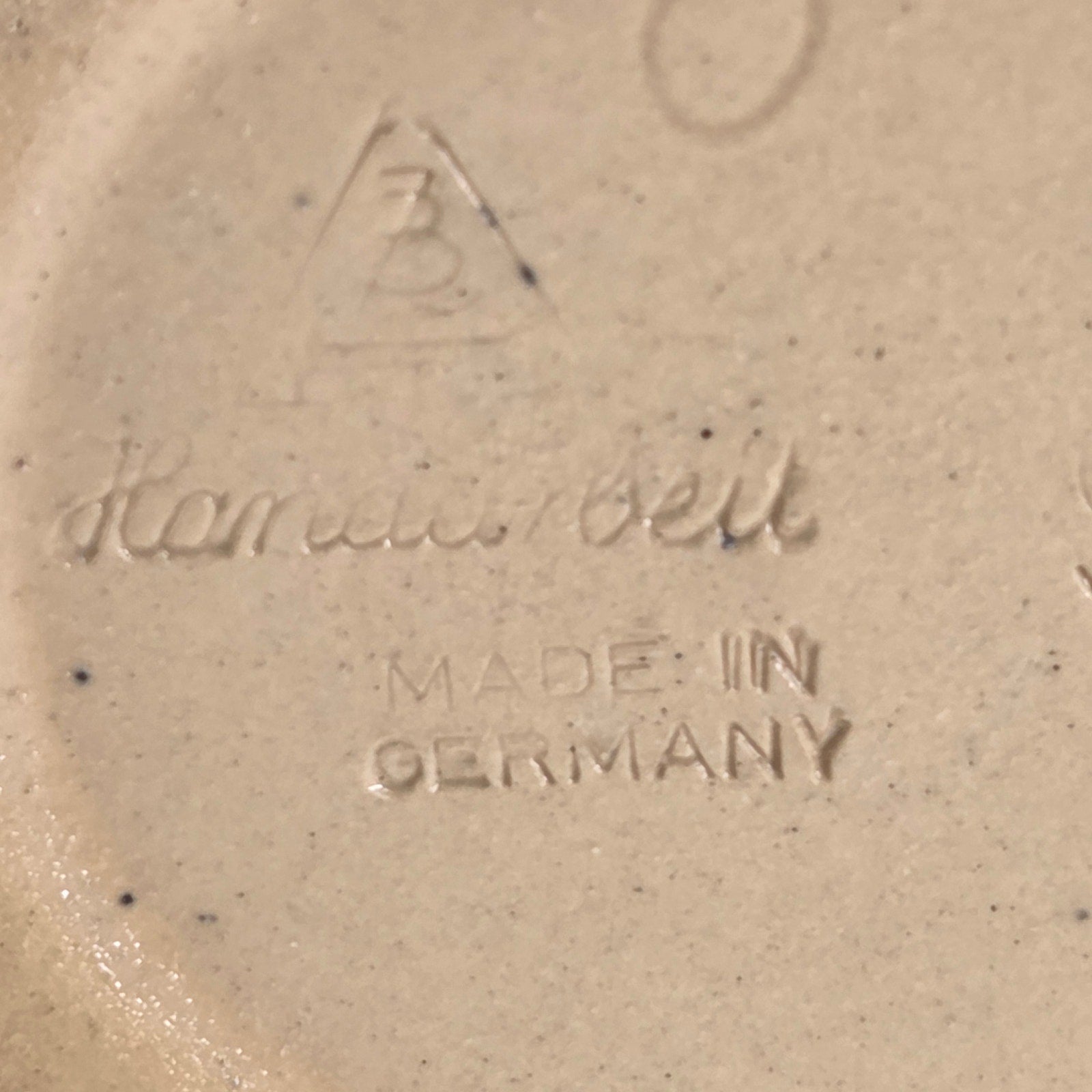 Vintage German Beer Stein Vaduz Liechtenstein Handarbeit Pewter Lid 7”