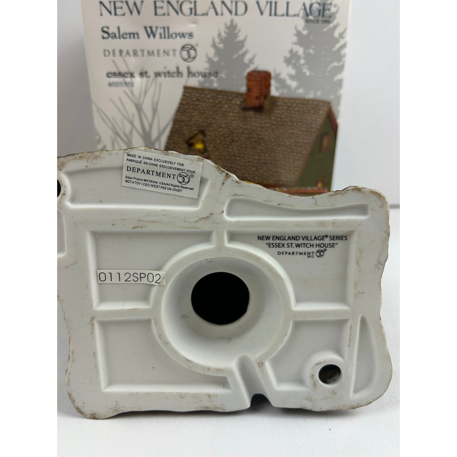Department 56 Essex St Witch House #4025362 New England Village 2012